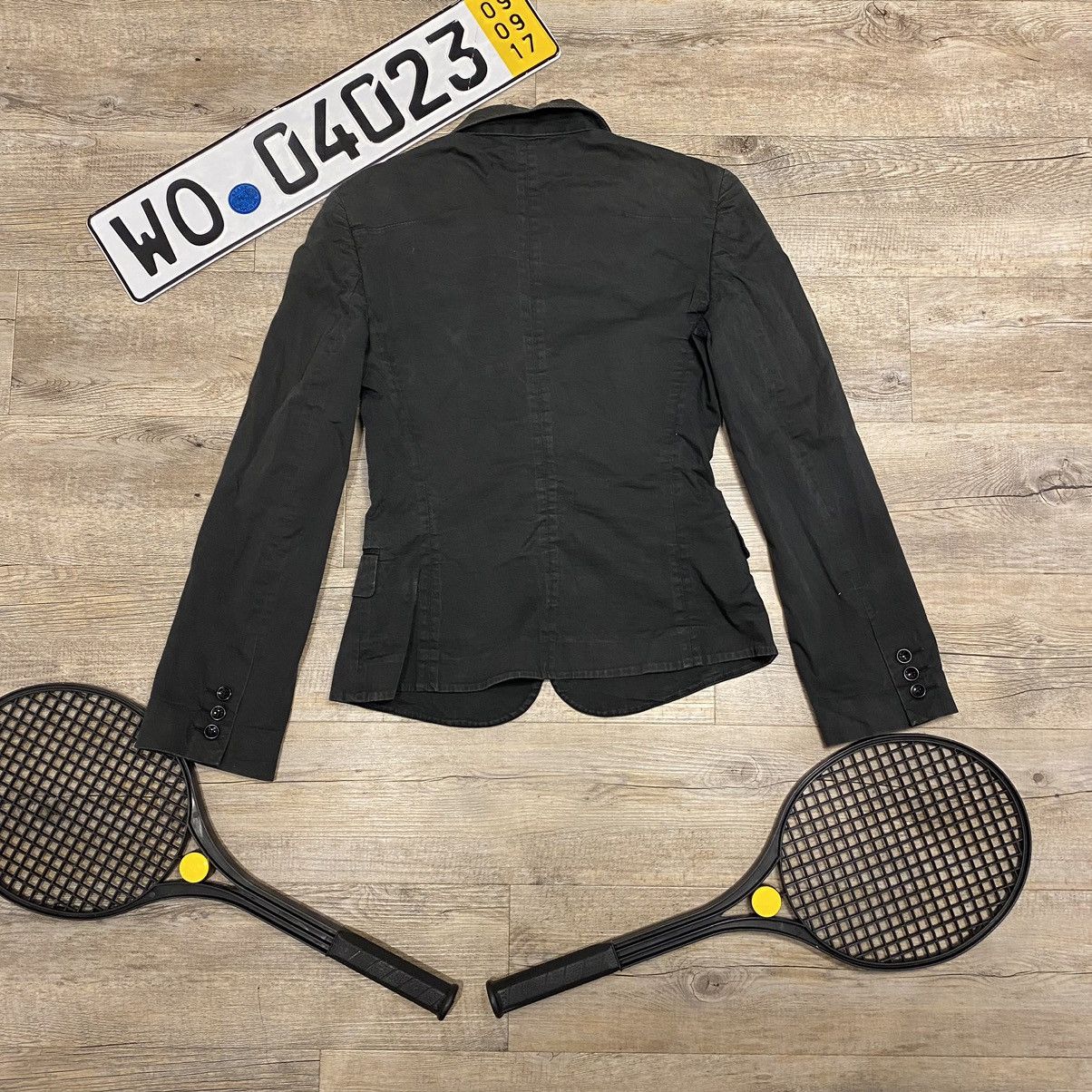 Dolce & Gabbana × Vintage Black Avant-Garde Blazer Dolce & Gabbana Size M / US 6-8 / IT 42-44 - 8 Thumbnail