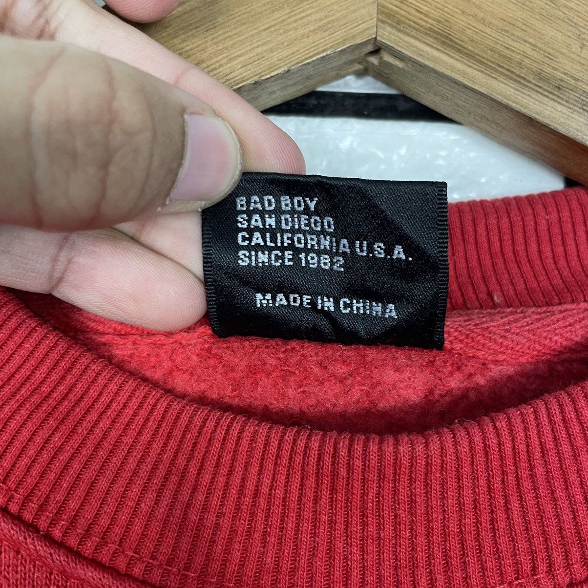 Japanese Brand Bad Boy Big Print Red Sweatshirt Size US M / EU 48-50 / 2 - 13 Thumbnail