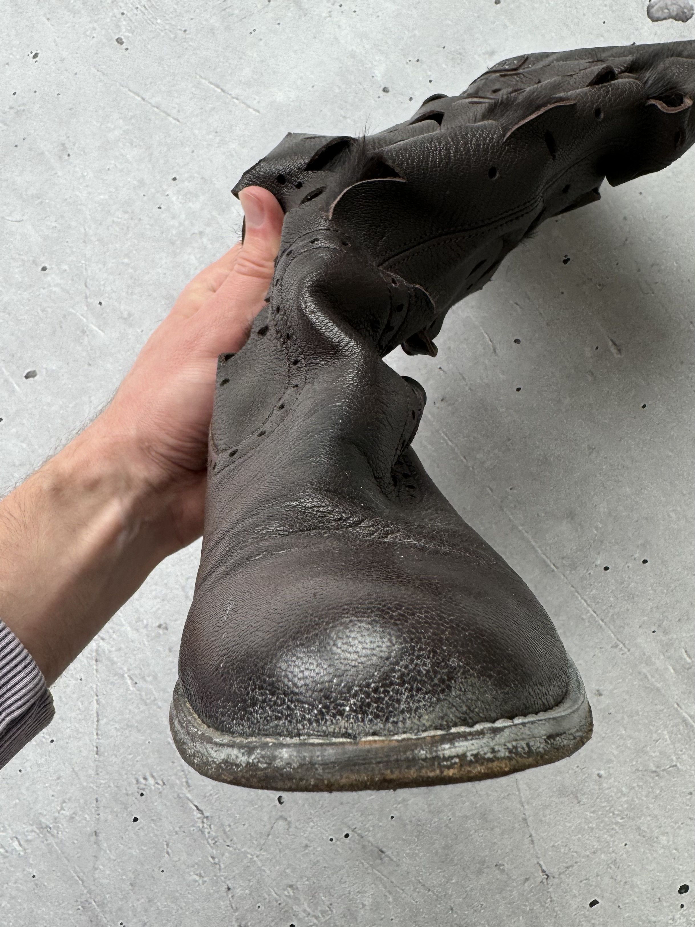 Diesel Diesel Vintage Fur-Leather Boots Size US 7 / IT 37 - 4 Thumbnail