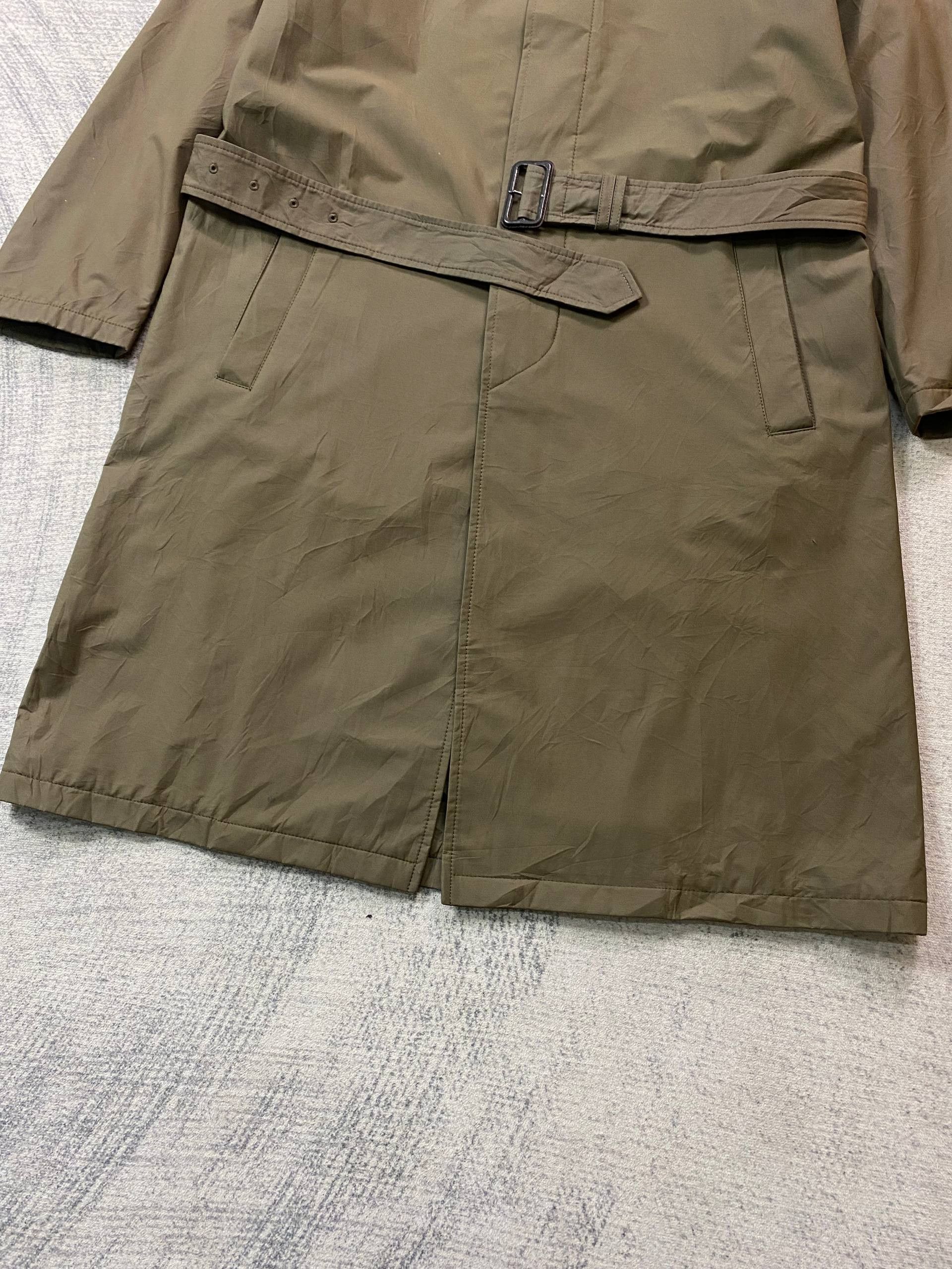Prada Prada Belted Trench Coat Olive Size US M / EU 48-50 / 2 - 3 Thumbnail