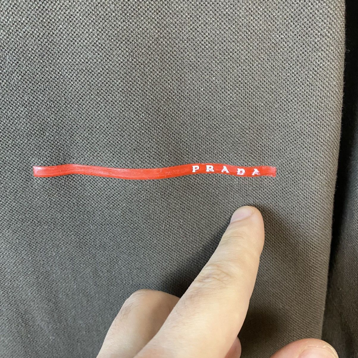 Prada Prada Polo T Shirt Red Tab XXL Size US XXL / EU 58 / 5 - 3 Thumbnail