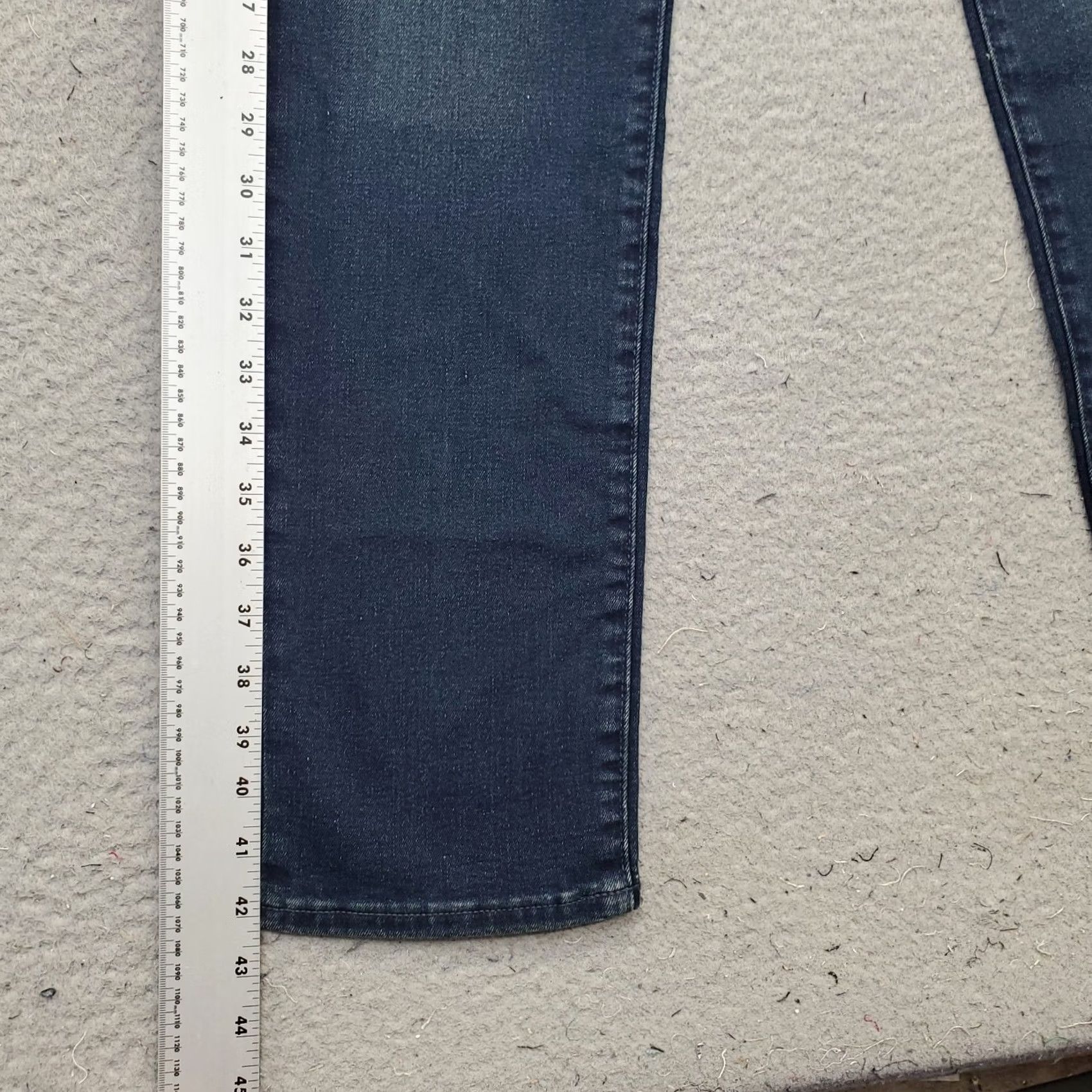 Old Navy Old Navy Jeans Women Plus 18 Blue Denim Slim Fit 360° Stretch Whiskered Straight Size 40" / US 18 - 3 Thumbnail