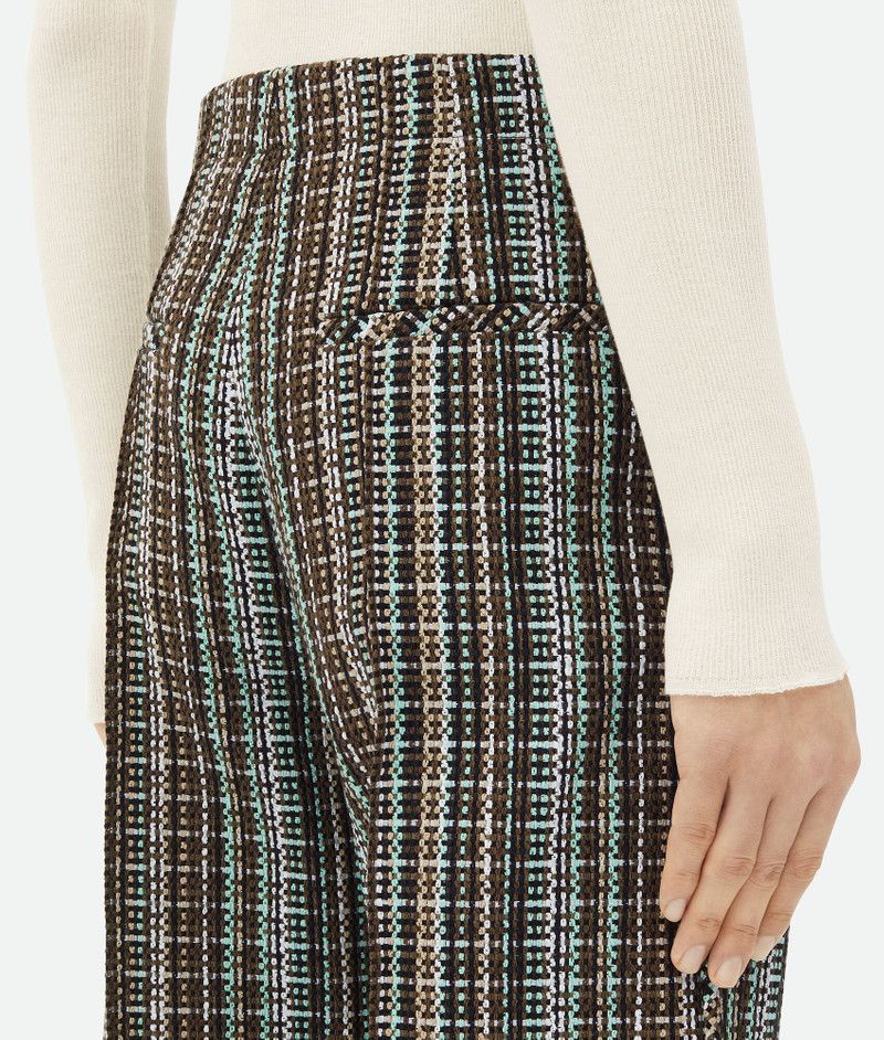 Bottega Veneta o1s1rm0326 Cotton Check Trousers in Multicolor Size US 30 / EU 46 - 5 Thumbnail