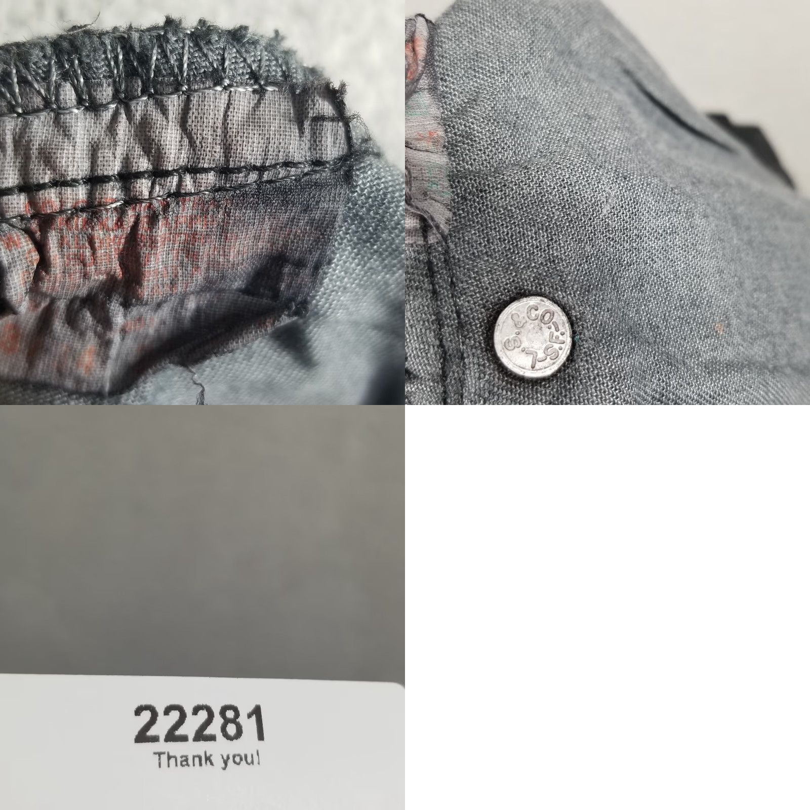 Levi's Levi's 501 Denim Shorts Womens 30X6 Black Button Fly Cut Off Distressed Grunge Shirt Womens 30X6 Black Button Fly Grunge Levi's 501 Size 30" / US 8 / IT 44 - 8 Thumbnail