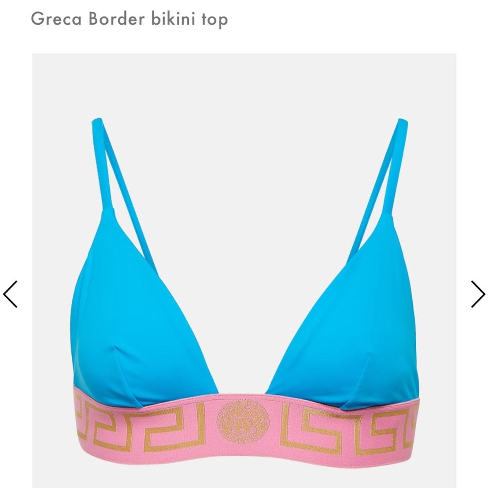 Versace NWT Versace Greco SET blue & pink bikini swim - both size 5 Size 34" / US 12 / IT 48 - 2 Thumbnail