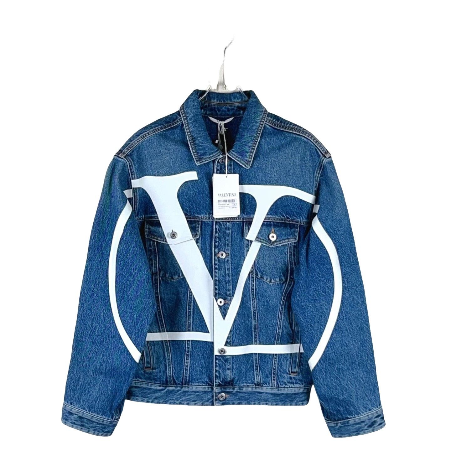 Giovanni Valentino × Valentino Valentino V Printed White Logo
