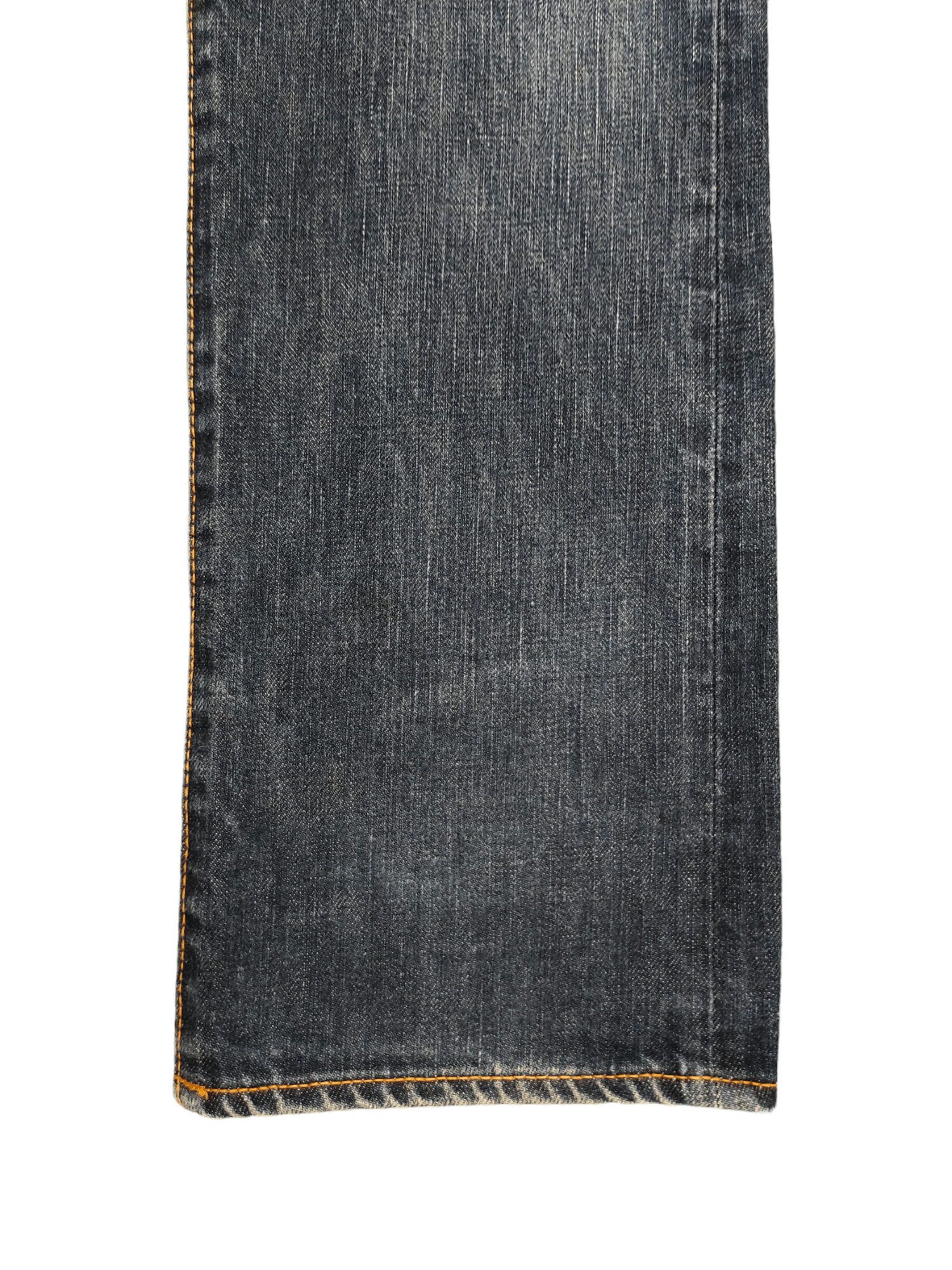 Kapital Vintage 90s 45rpm Clawmark Distress Faded Long Denim Jeans Size US 28 / EU 44 - 8 Thumbnail