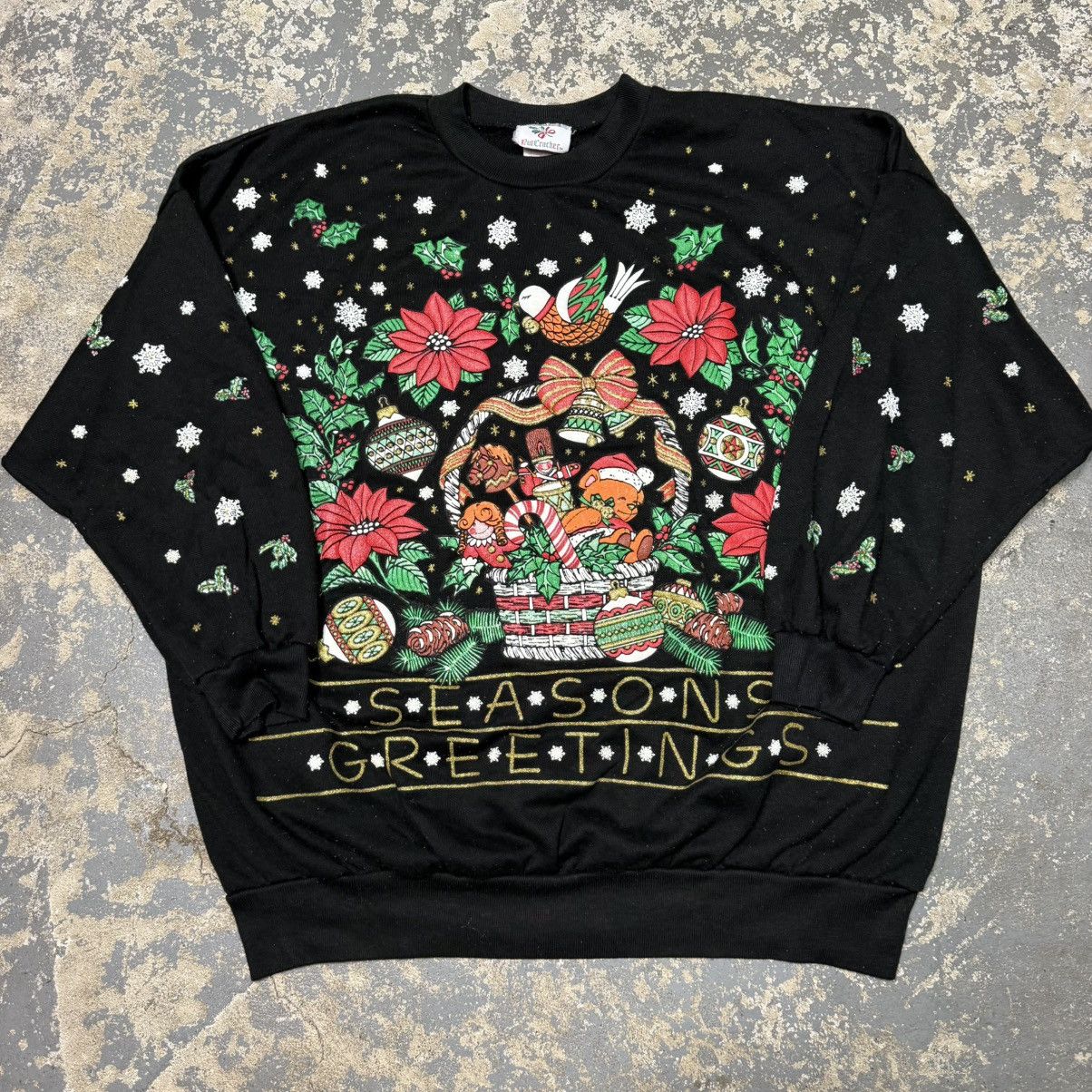 Carhartt Vintage Seasons Greetings Christmas Nutcracker Aop Crewneck Size US XL / EU 56 / 4 - 1 Thumbnail
