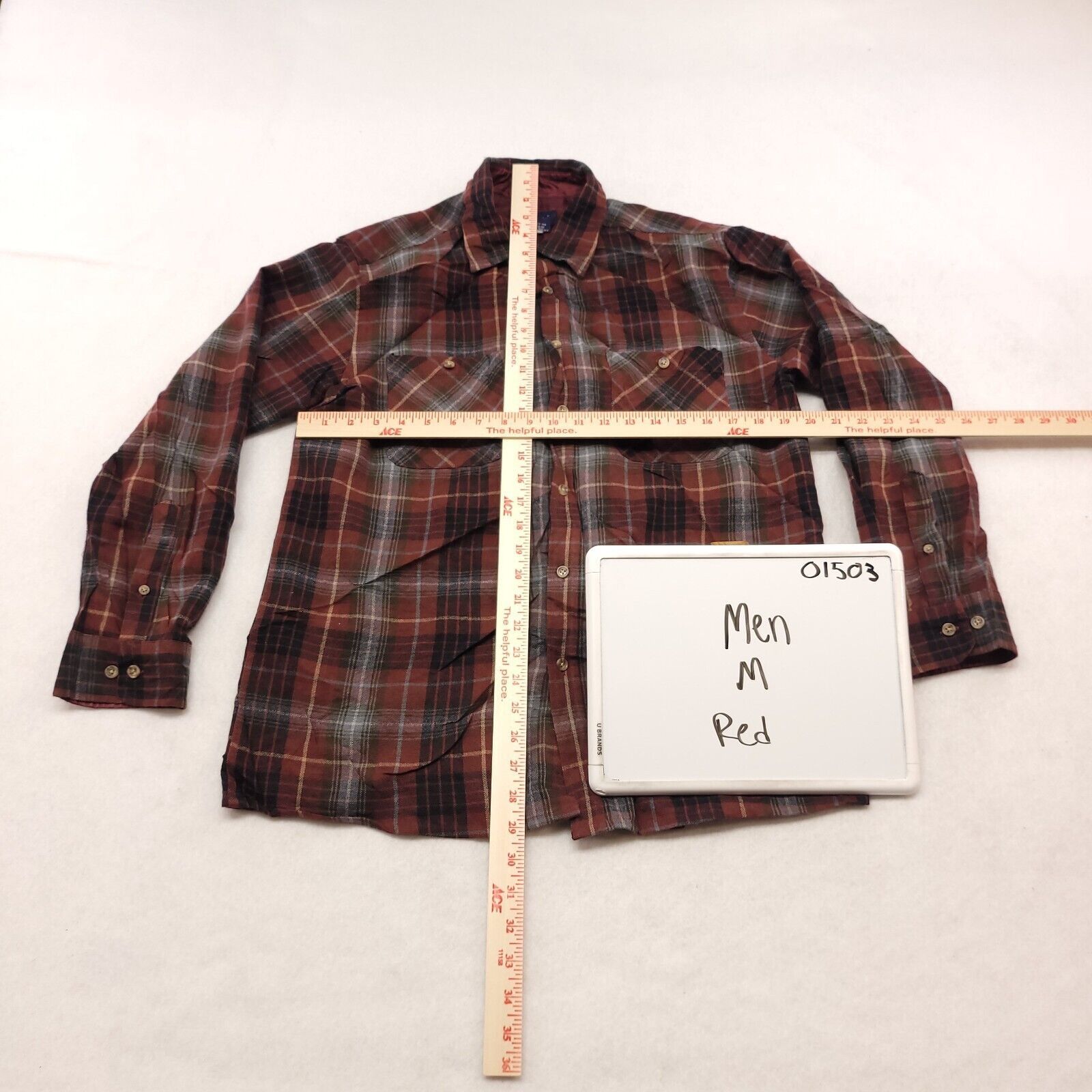 Blair John Blair Casual Button Up Shirt Mens Size Medium M Red Size US M / EU 48-50 / 2 - 6 Thumbnail