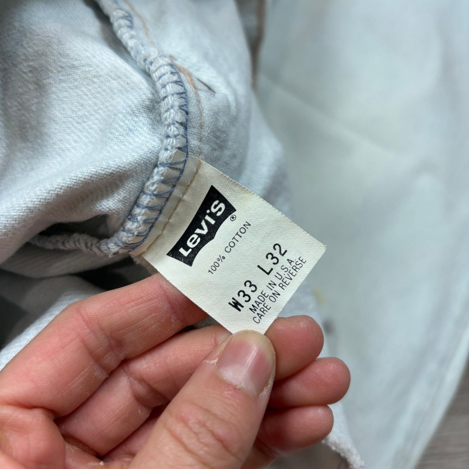 Levi's × Vintage VTG 90s Levi's Silvertab Loose Baggy Tapered Jeans 31x32 Y2K Size US 31 - 11 Thumbnail