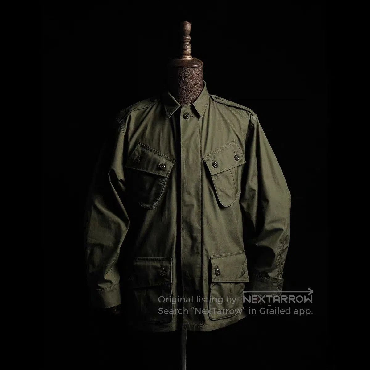 Gimo's GIZEMO OG107 Lightweight Supima Cotton Field Jacket. Size US M / EU 48-50 / 2 - 1 Thumbnail