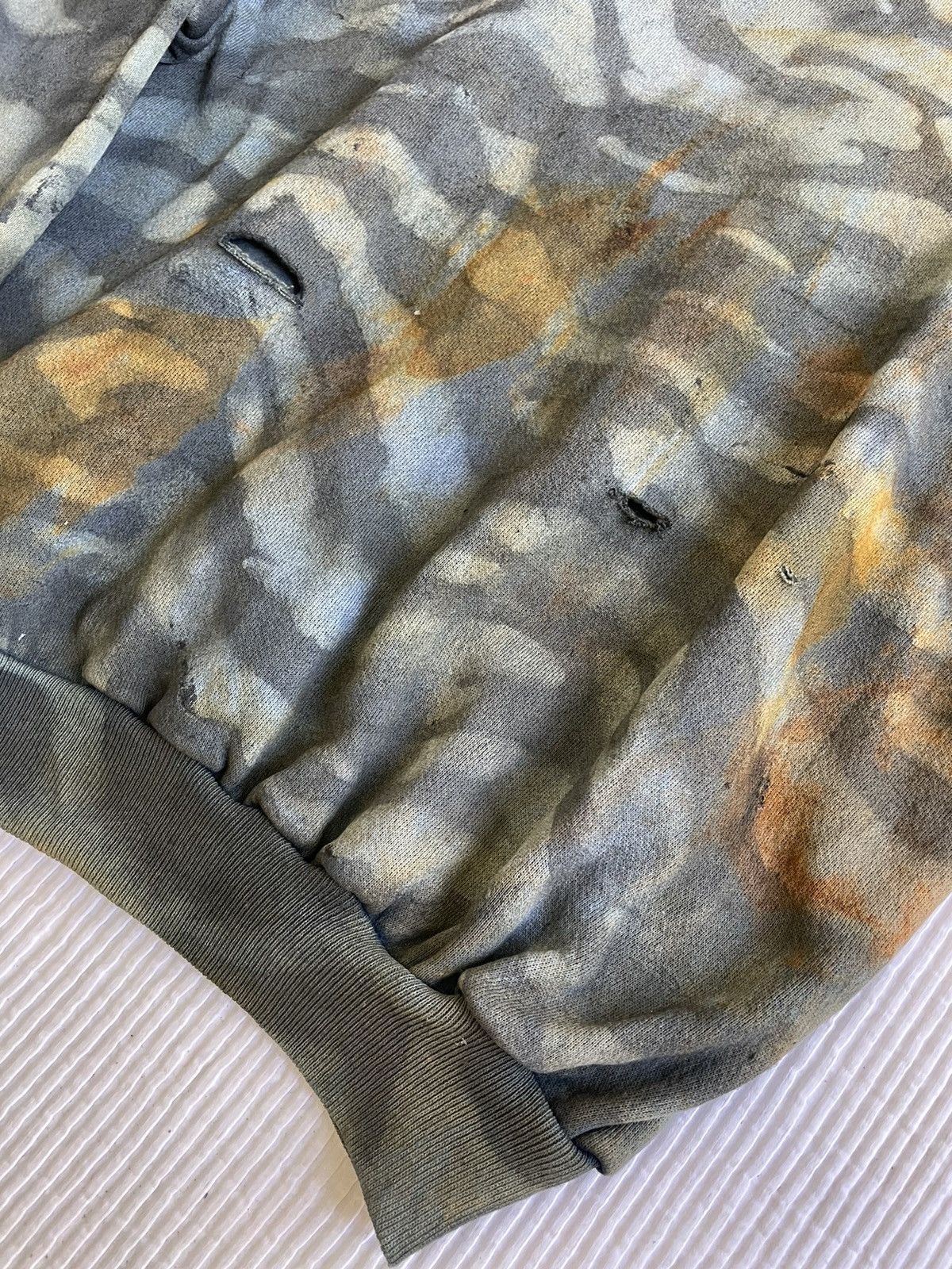 Handmade Rust Indigo Tiger Hand Camo Crewneck Size US L / EU 52-54 / 3 - 10 Thumbnail