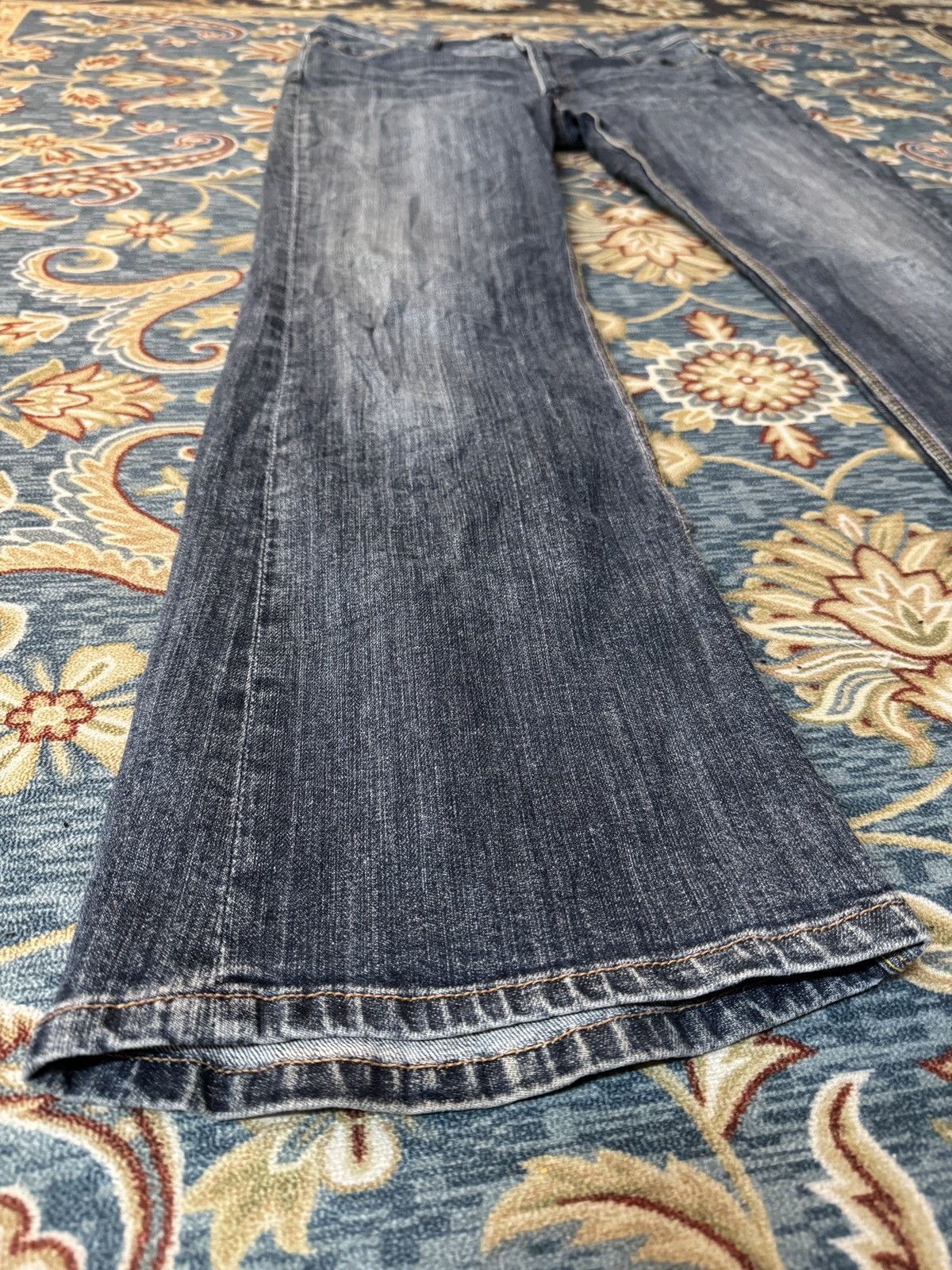 Designer × Japanese Brand 🔥 Flare X Theoria Jeans Size US 32 / EU 48 - 4 Thumbnail