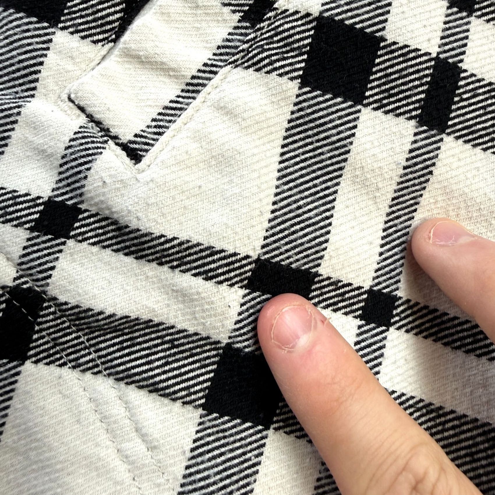 Vintage Duluth Flannel Duster Shirt Womens L White Plaid Pockets Button-Up Casual Workwear Vintage No Size L / US 10 / IT 46 - 3 Thumbnail