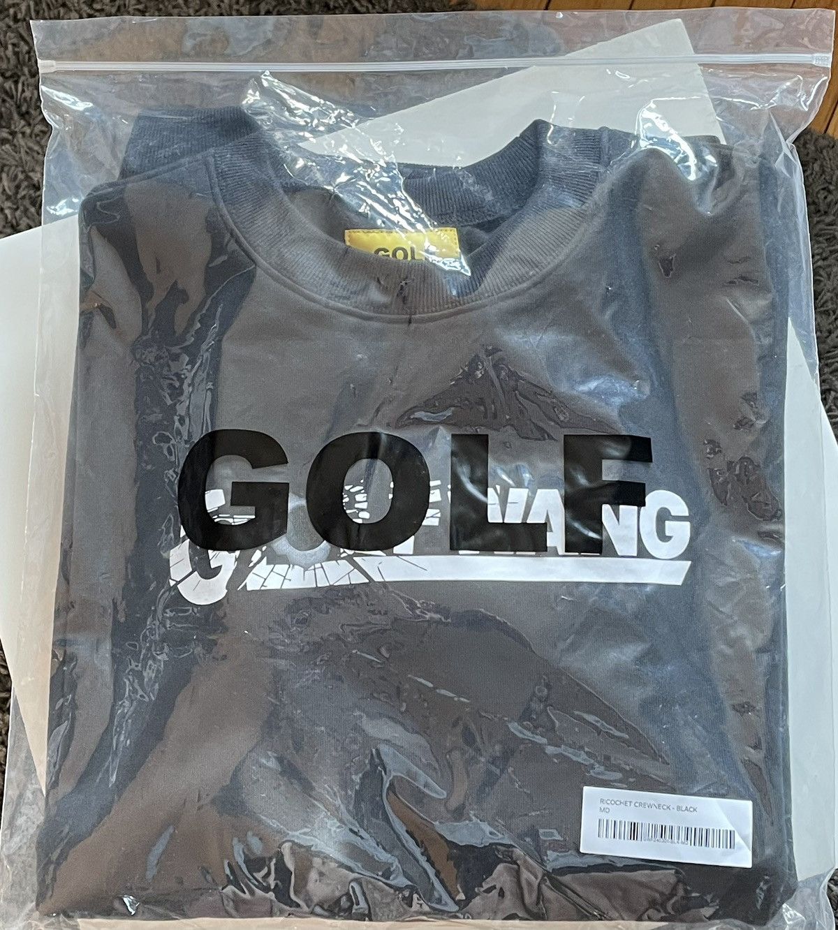 Golf Wang × Tyler The Creator Golf Wang Ricochet Crewneck Black - NIB - Sz Medium Size US M / EU 48-50 / 2 - 3 Thumbnail