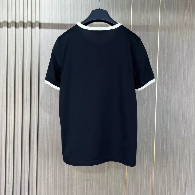Celine Celine Paris Black Short Sleeve TShirt Size XS / US 0-2 / IT 36-38 - 2 Thumbnail