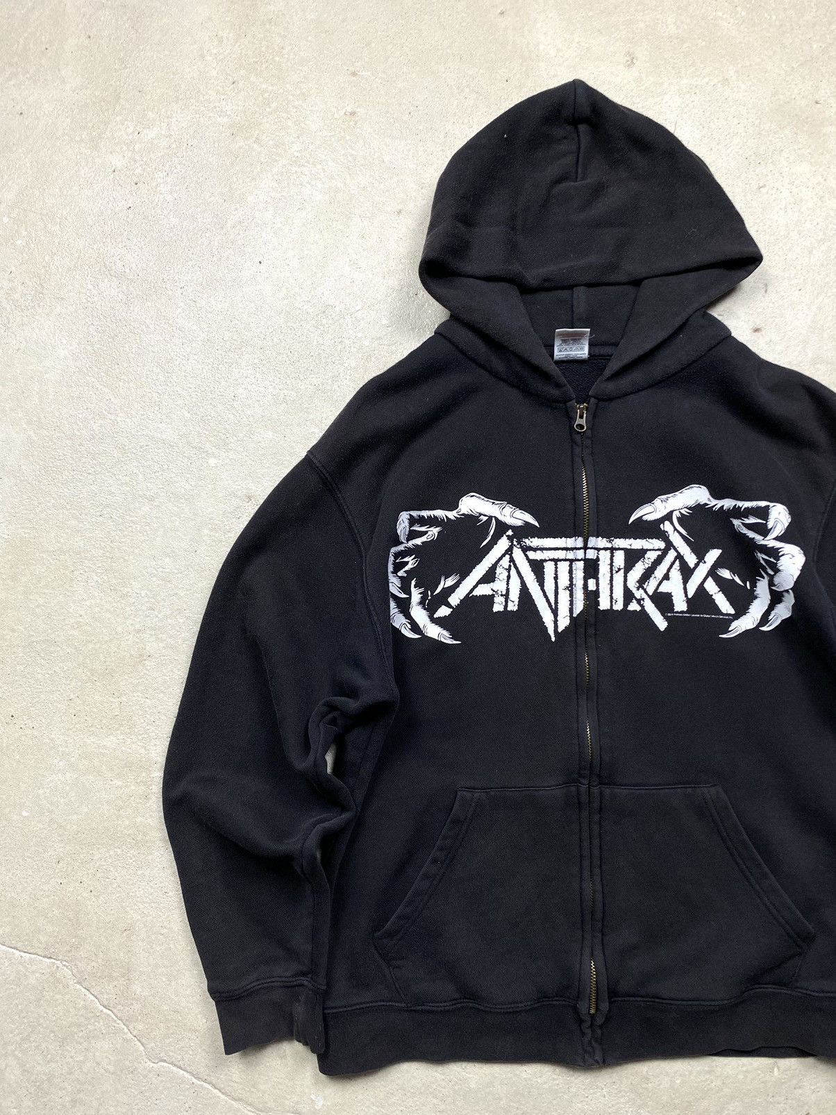 Band Tees Rare! Vintage 00’s Anthrax Worship Metal Hoodie Tee Hardcore Size US M / EU 48-50 / 2 - 3 Thumbnail