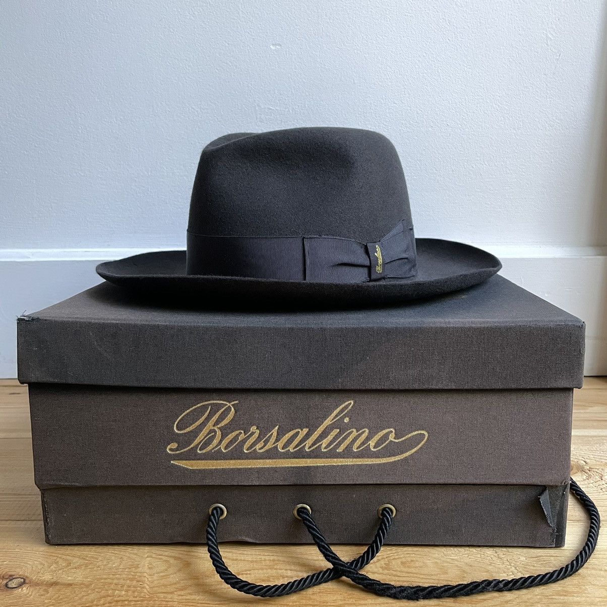 Borsalino Borsalino Amedeo S.Q. Felt Wide Brim Size ONE SIZE - 8 Thumbnail