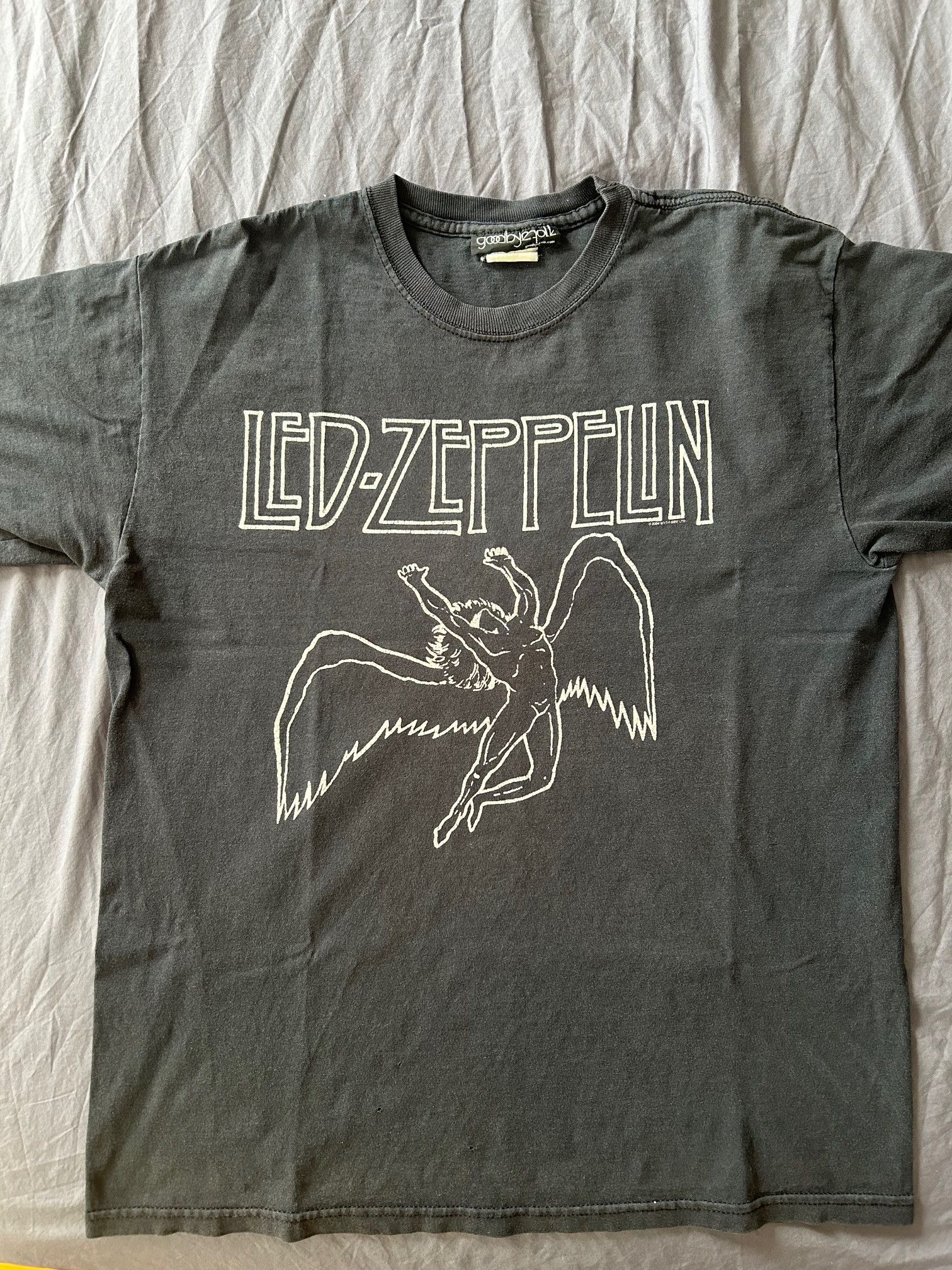 Vintage Led Zeppelin Swan Song Icarus T-shirt Size US M / EU 48-50 / 2 - 1 Thumbnail