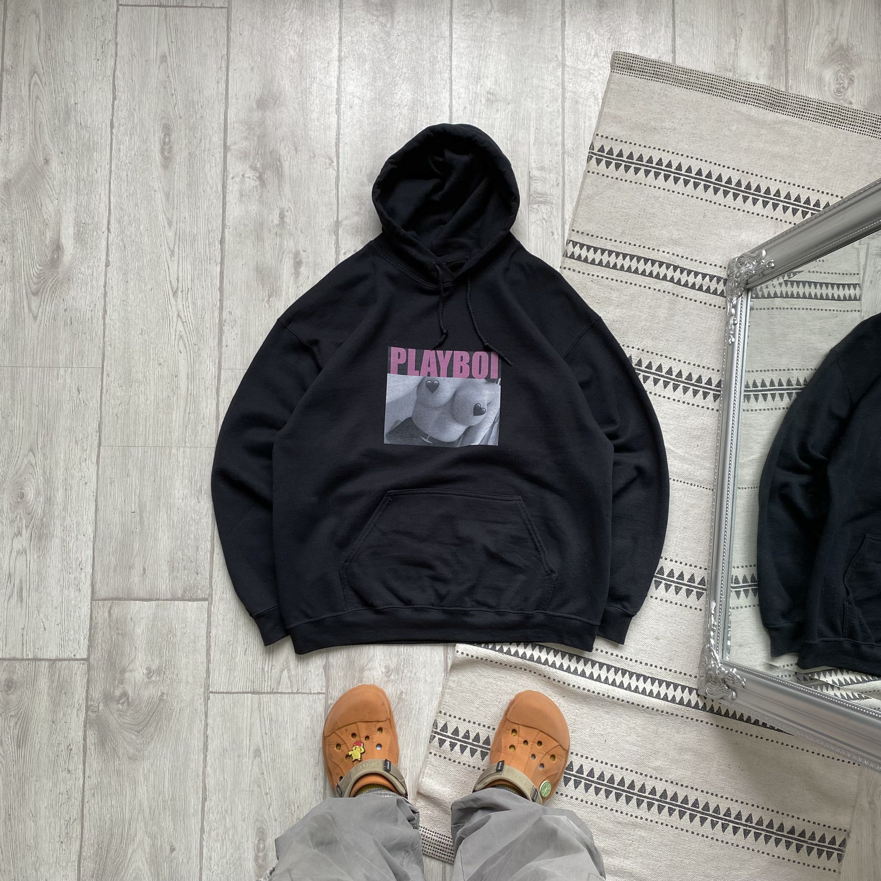 Sex Skateboards 🔞 Y2K Playboy Hoodie Tits center logo skateboard Sex girl Size US L / EU 52-54 / 3 - 1 Thumbnail