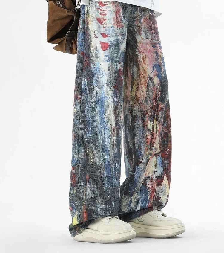 Other Graffiti Oil-Painting Style Denim Size US 32 / EU 48 - 7 Thumbnail
