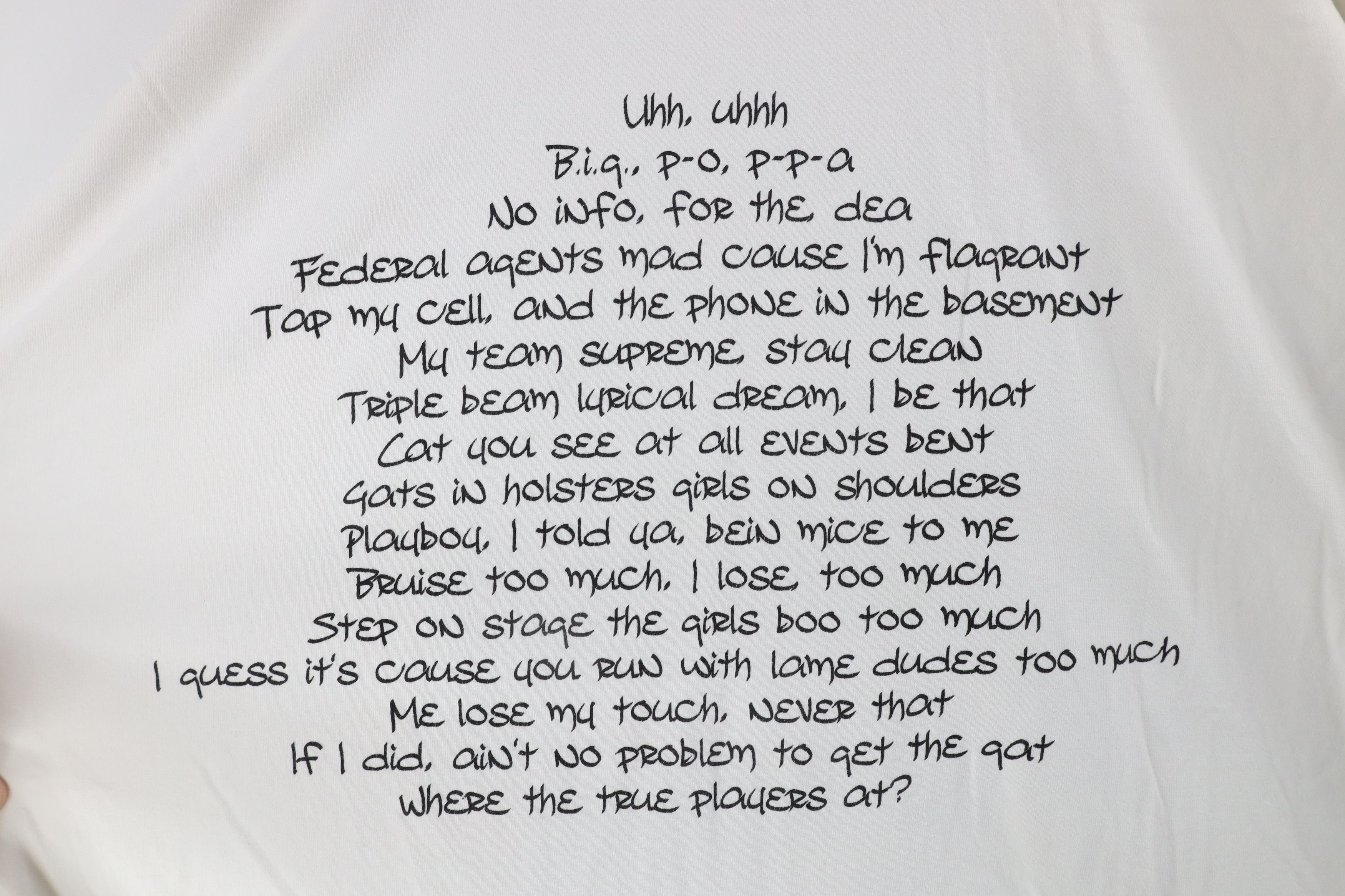 Vintage Vintage Y2K Biggie Smalls Mo Money Mo Problems Rap T-Shirt Size US XXL / EU 58 / 5 - 9 Thumbnail