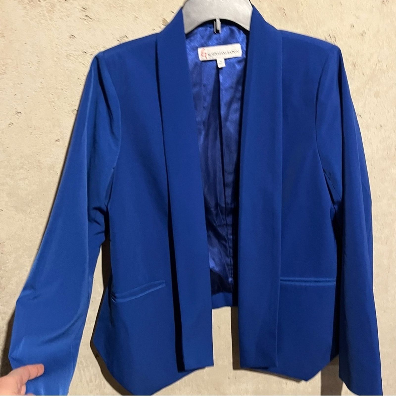 Other G by Giuliana Rancic Royal Blue Blazer Size M Open Front Size M / US 6-8 / IT 42-44 - 3 Thumbnail
