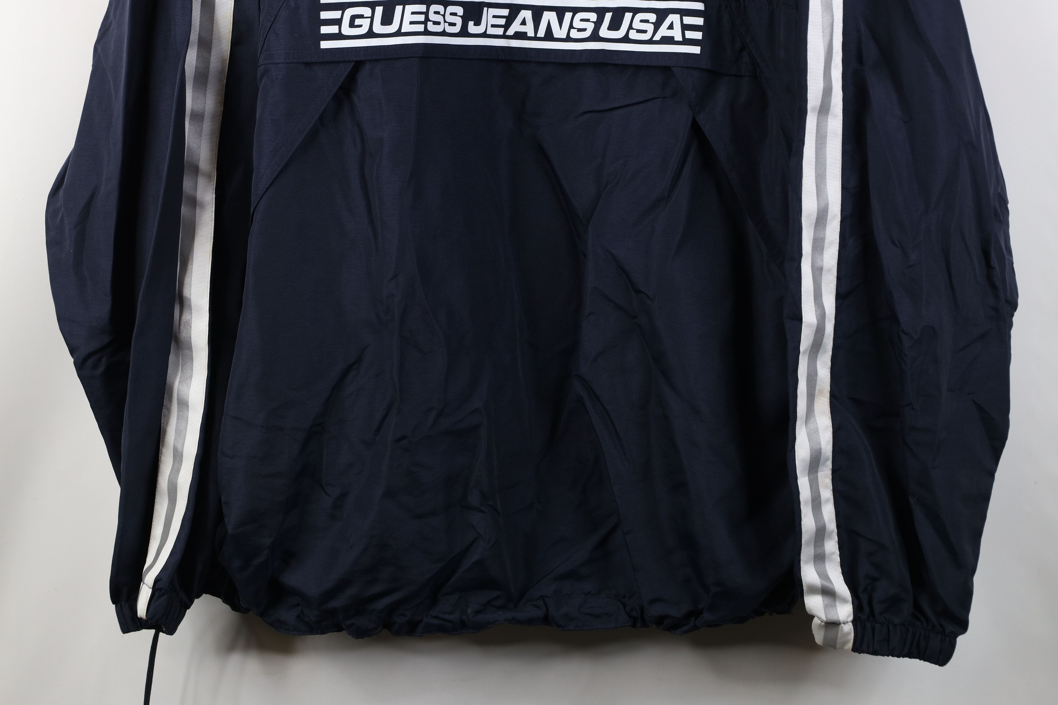 Guess Vintage 90s Guess Hooded Anorak Windbreaker Jacket Size US XL / EU 56 / 4 - 3 Thumbnail