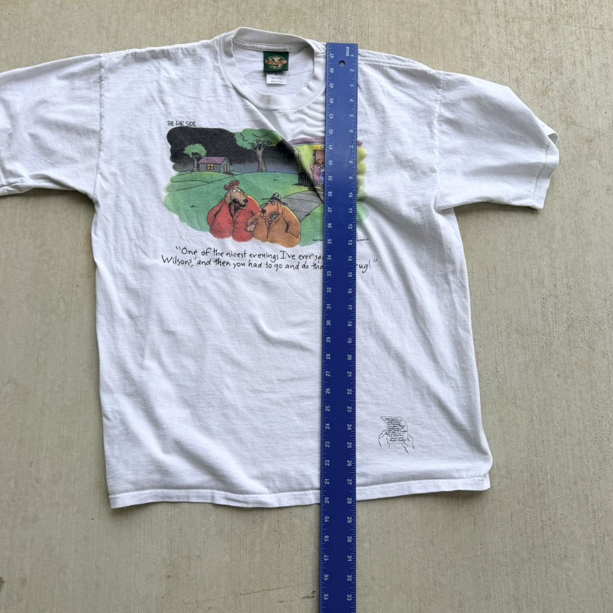 Vintage Vintage The Far Side T Shirt 90s Comic Strip Funny Cartoon Size US XL / EU 56 / 4 - 7 Thumbnail