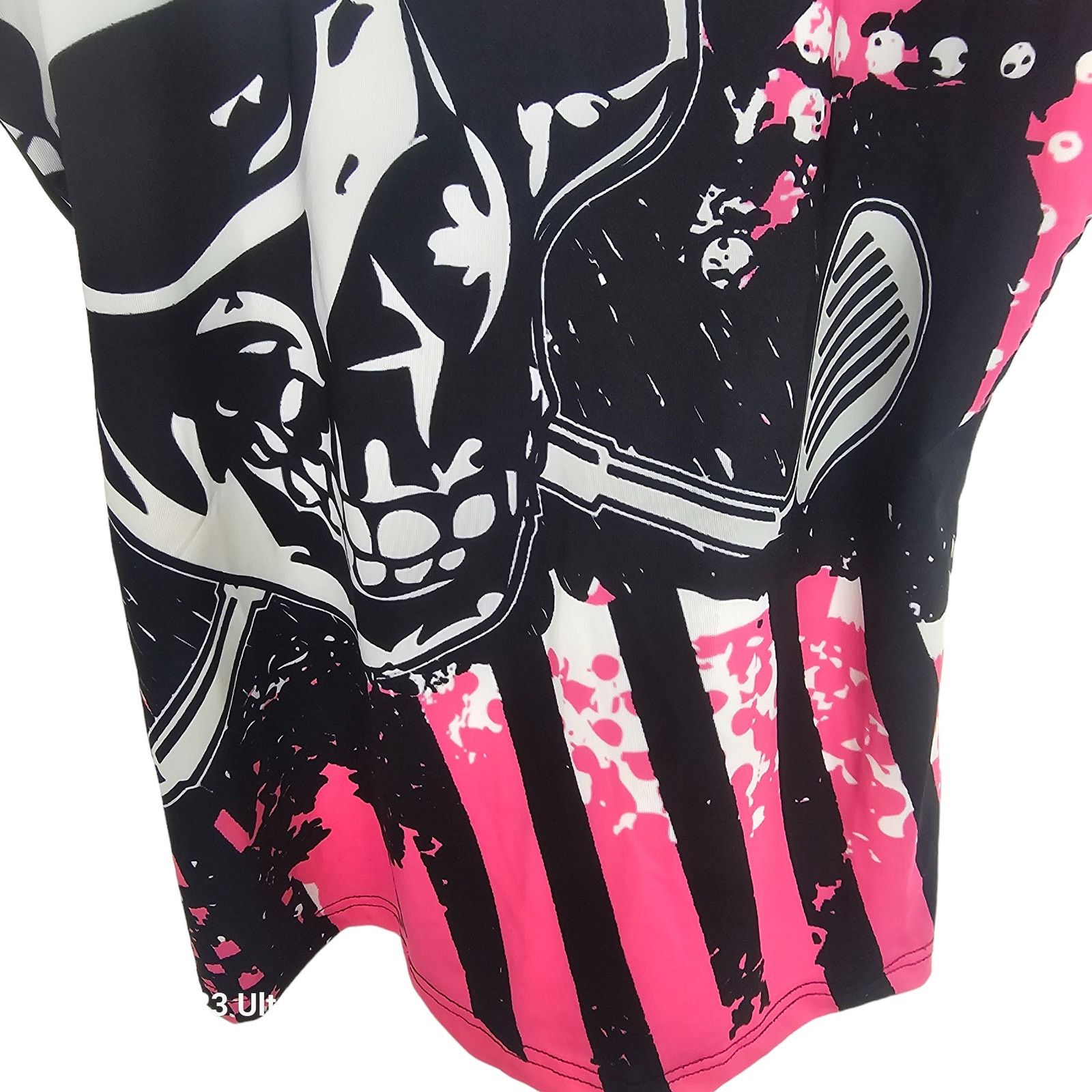 Callaway Golf Tattoo Golf Womens Polo Shirt Skull "Here 4 Beer" Size S Size S / US 4 / IT 40 - 3 Thumbnail