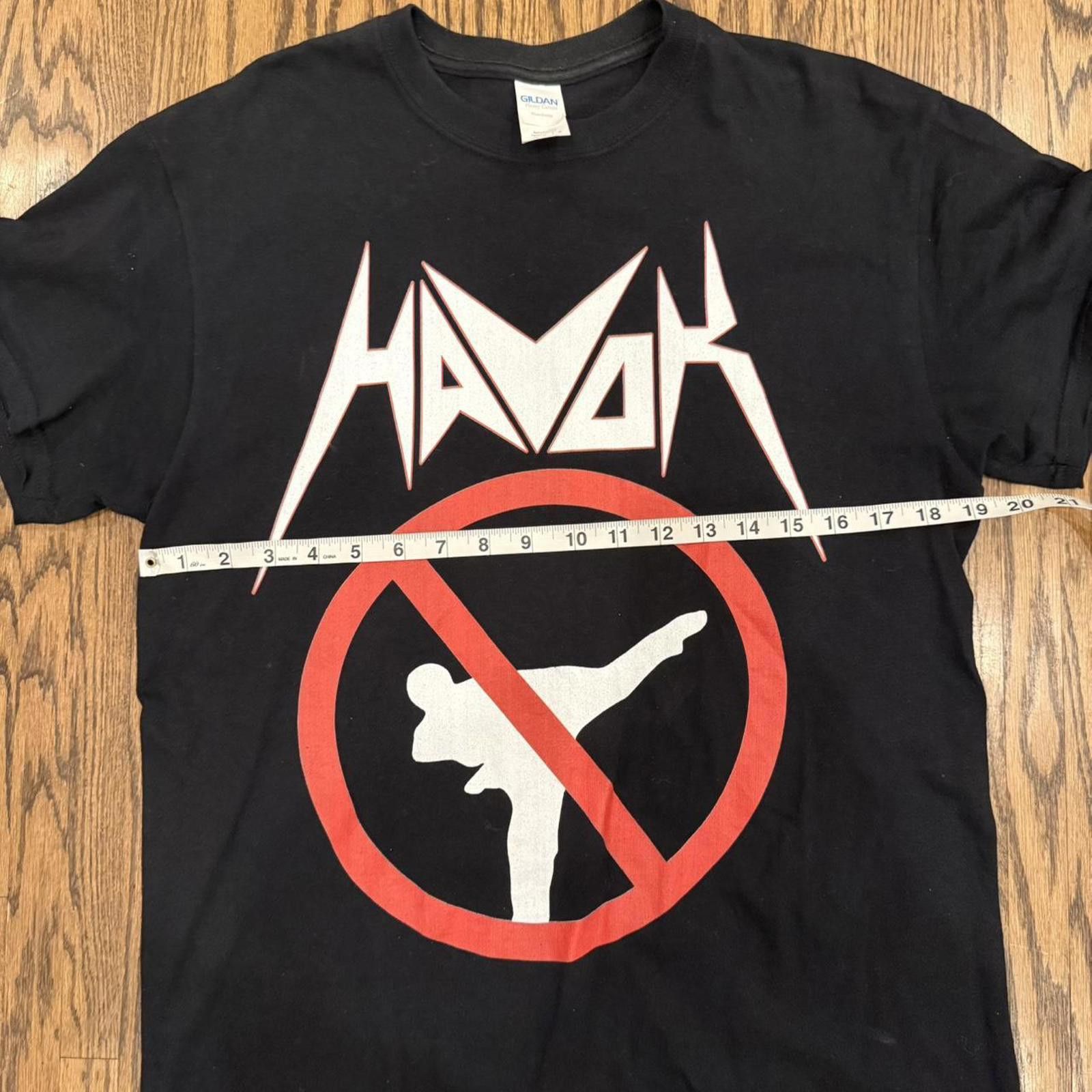 Gildan Havok - No Karate in the Pit Shirt - M Size US M / EU 48-50 / 2 - 3 Thumbnail