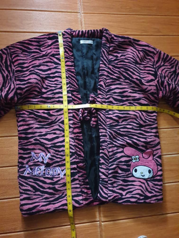 Japanese Brand My Melody tiger stripe black pink Jacket Size US L / EU 52-54 / 3 - 6 Thumbnail