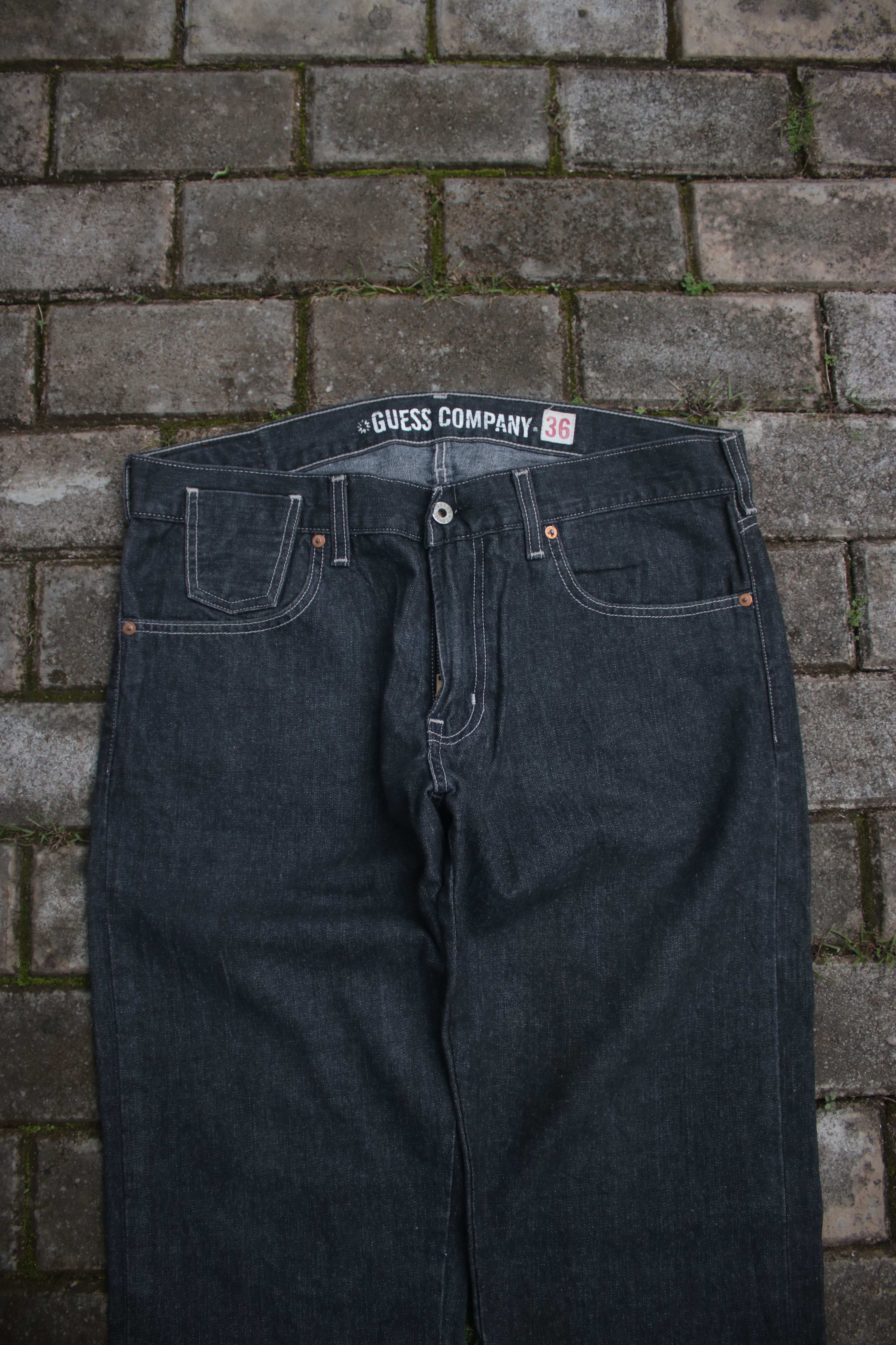 Guess Vintage Guess Jeans Baggy Black indigo 90s Size US 34 / EU 50 - 3 Thumbnail