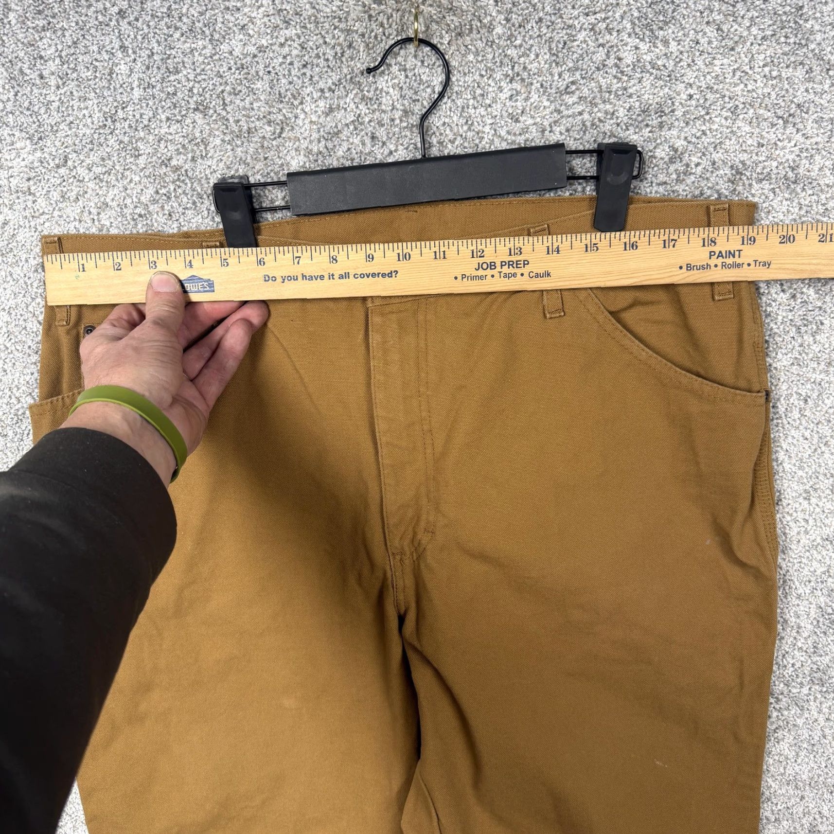 Dickies Dickies Carpenter Pants Mens 38x30 Brown Duck Canvas Workwear Utility Carpenter Pants Mens Size US 38 / EU 54 - 2 Thumbnail