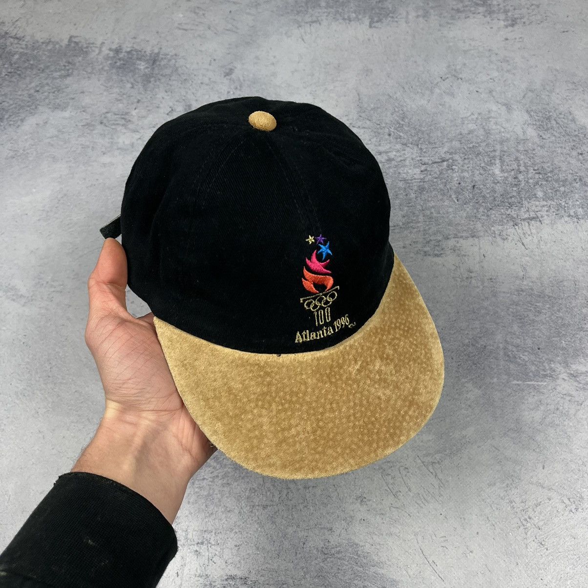 USA Olympics Vintage Atlanta McDonalds olympic games cap 1996 Size ONE SIZE - 2 Thumbnail