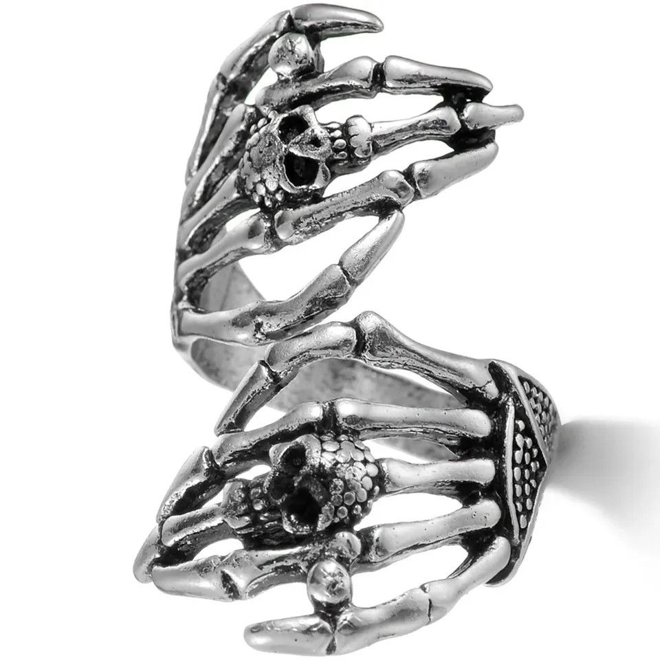 Jewelry × Vintage Skeleton Hug Ring Size ONE SIZE - 1 Thumbnail
