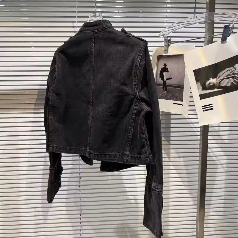 Japanese Brand Vintage Military-Inspired Denim Jacket – Bold, Structured Size US S / EU 44-46 / 1 - 6 Thumbnail