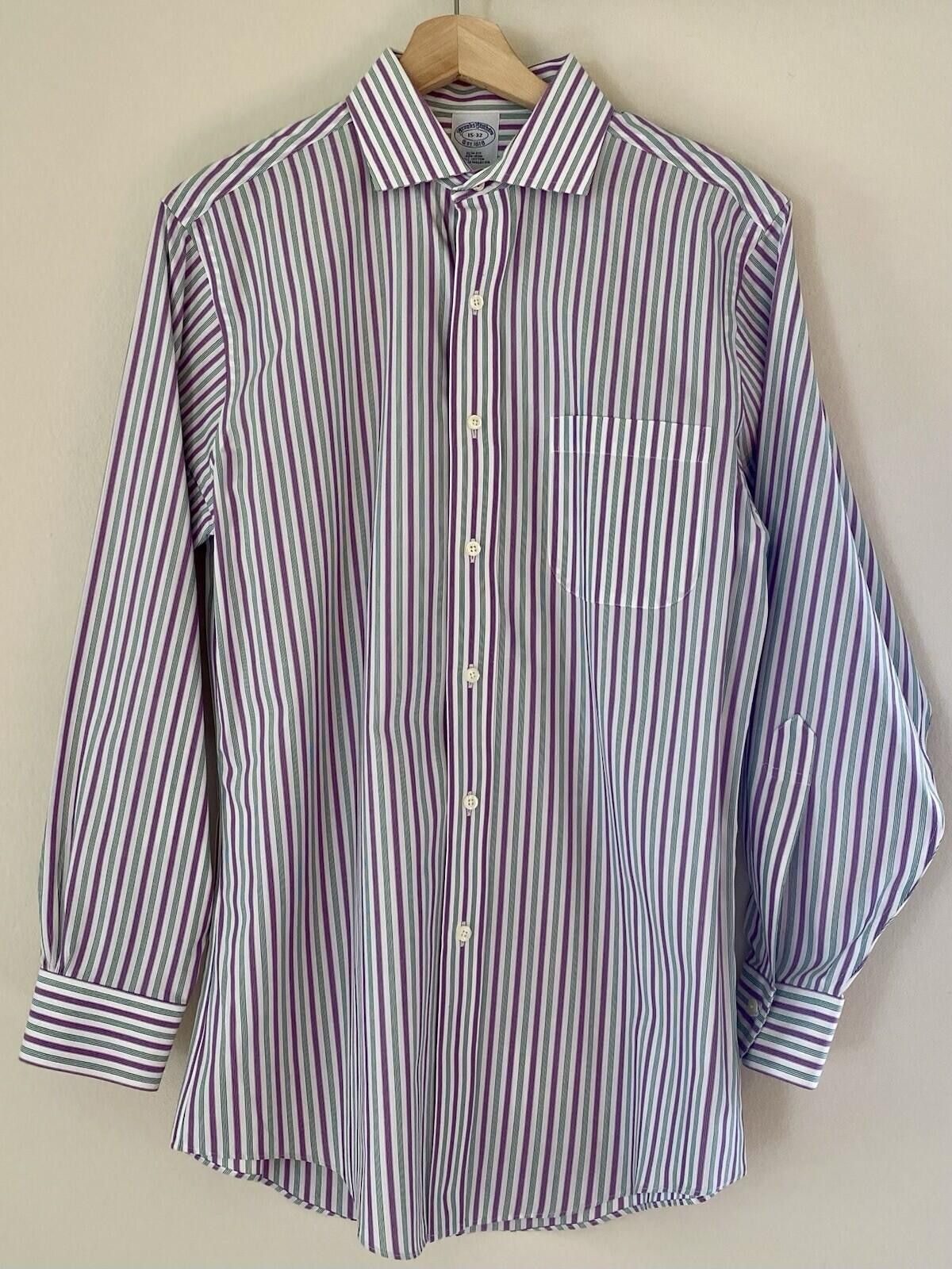 Brooks Brothers #1 Menswear Brooks Brothers Est. 1818 Slim Fit Non Iron Size US S / EU 44-46 / 1 - 2 Thumbnail