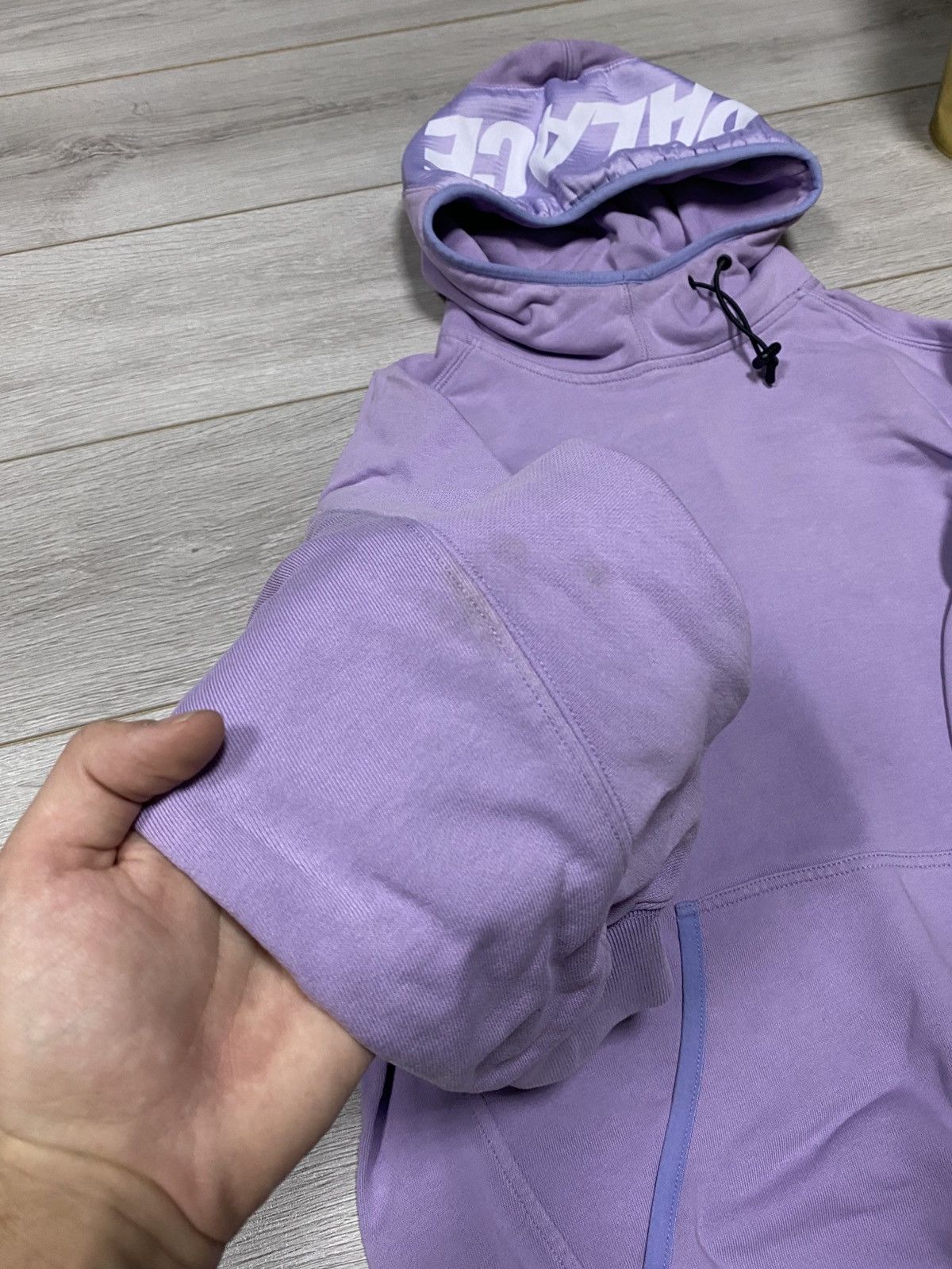 Palace Palace Giant Woven Label Hood hoodie big logo Size US S / EU 44-46 / 1 - 7 Thumbnail