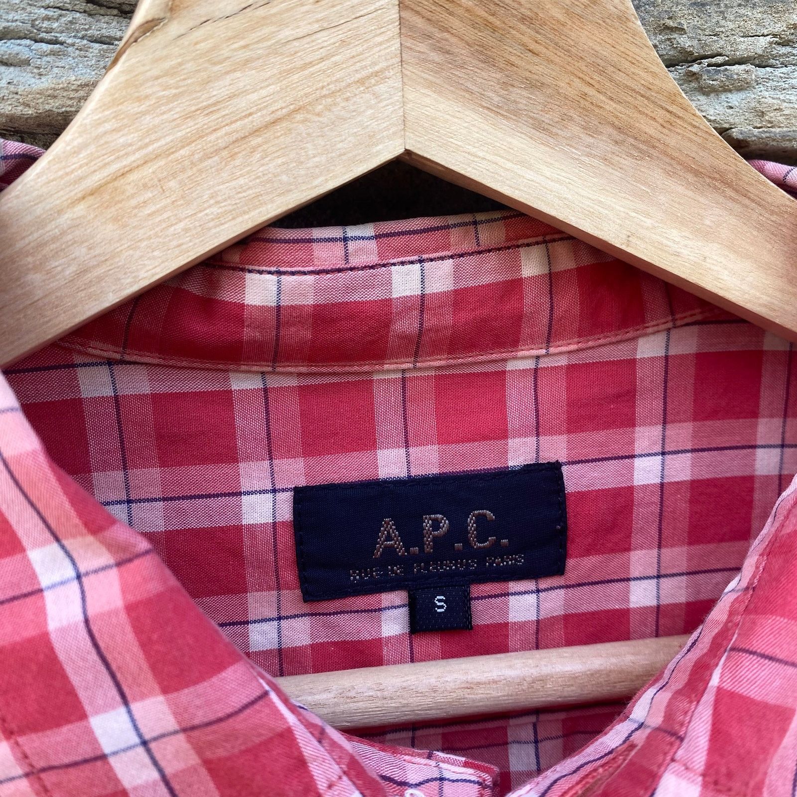 A.P.C. A.P.C. Plaid Button Up 100% Cotton Shirt Size US S / EU 44-46 / 1 - 4 Thumbnail