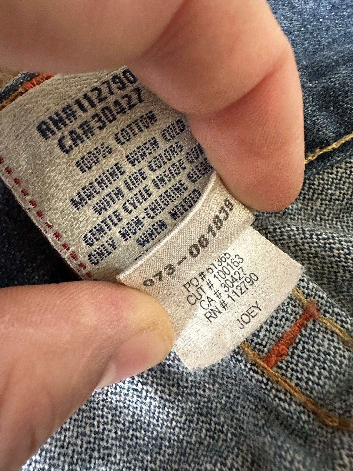True Religion VINTAGE TRUE RELIGION SEAFARER BELL BOTTOM FLARE DENIM PANTS Size US 30 / EU 46 - 6 Thumbnail