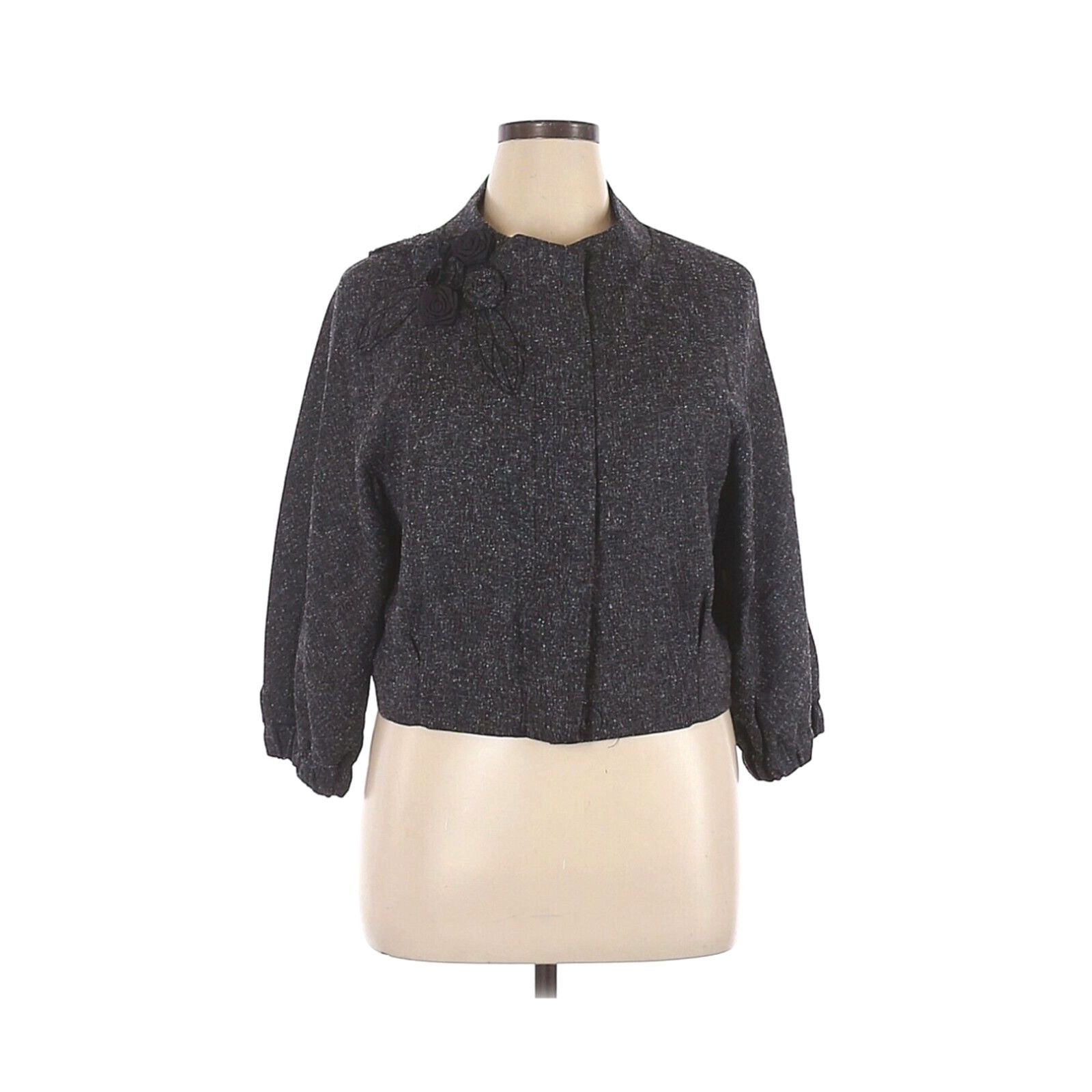 Threaded Pear Ella Wind Washed Oversize Jacket