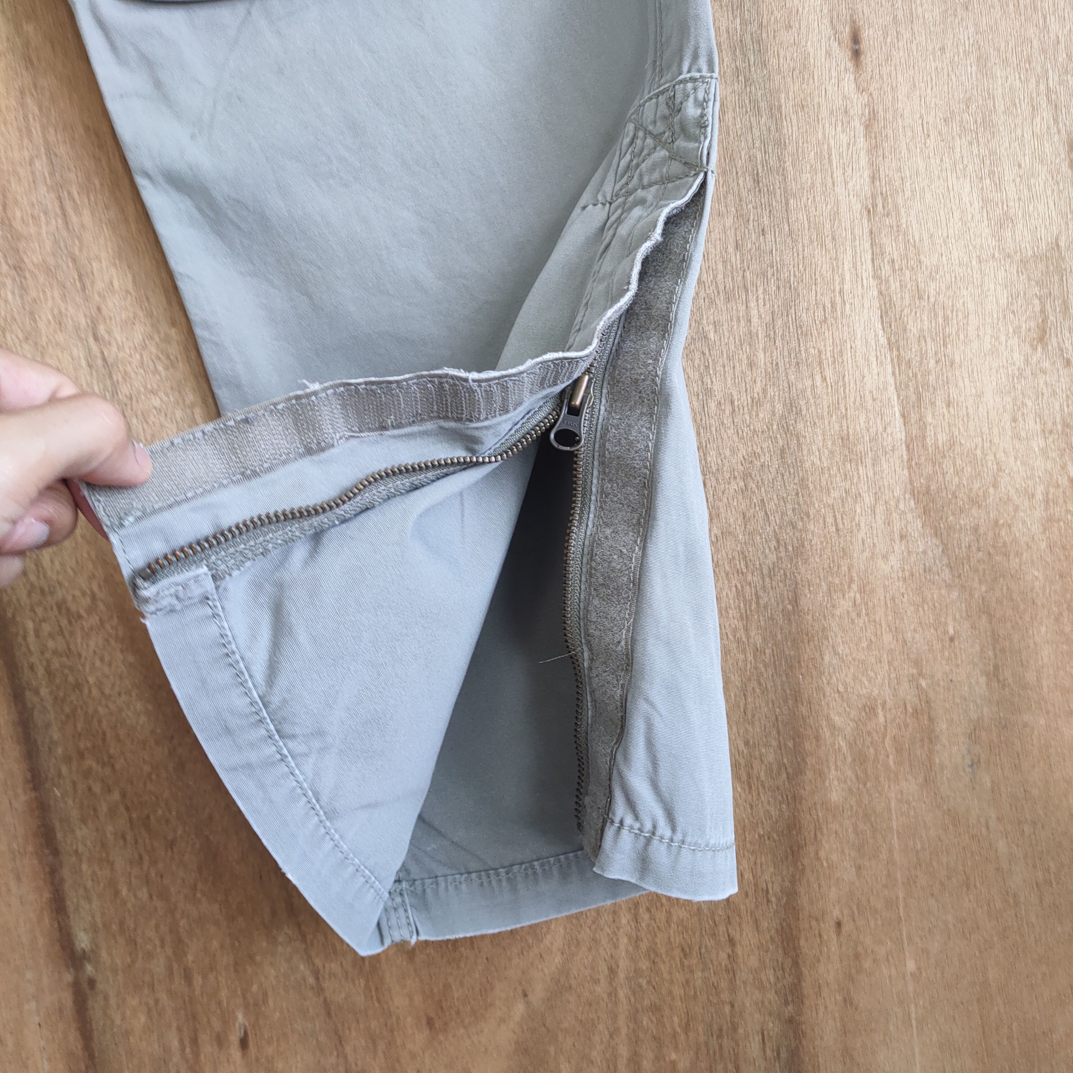 Japanese Brand VINTAGE GREY B NUMBER CARGO PANTS Size US 34 / EU 50 - 7 Thumbnail
