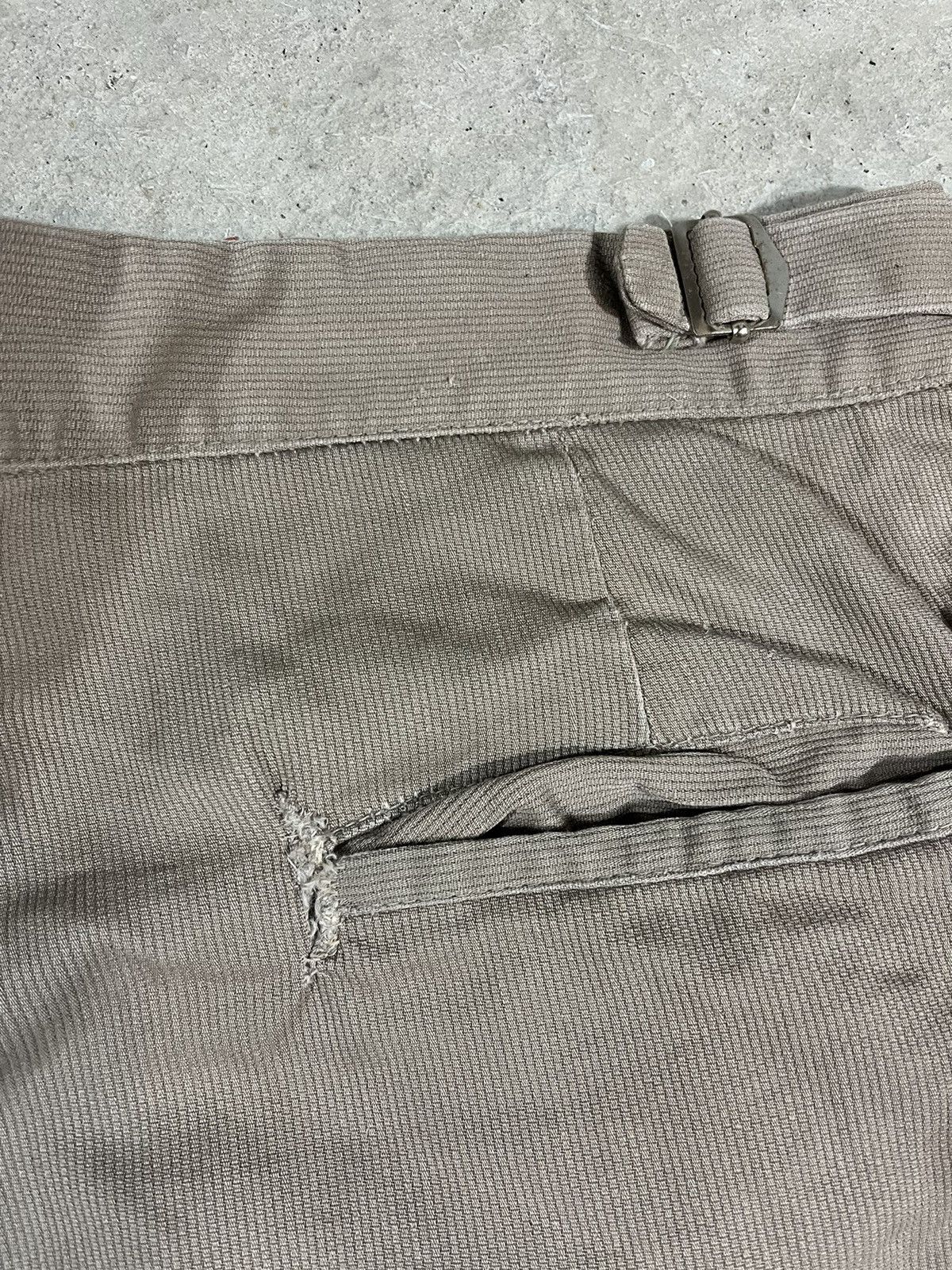 Vintage Vintage 60s Side Buckle Cotton Pants 36x31 Size US 36 / EU 52 - 7 Thumbnail
