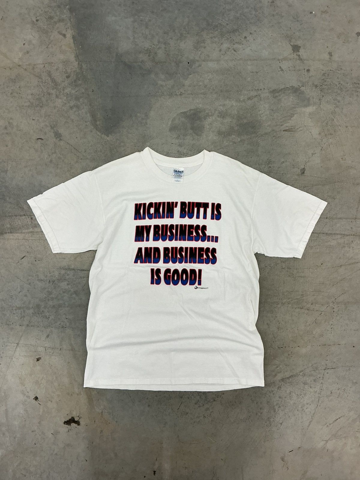 Vintage Vintage Text Tee Size US L / EU 52-54 / 3 - 1 Thumbnail