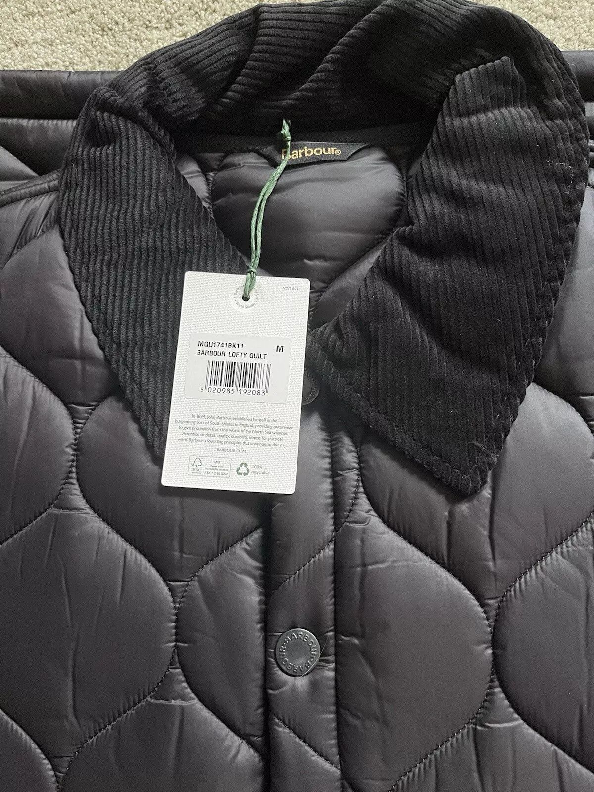 Barbour BARBOUR HERITAGE LOFTY Quilted Jacket Size US M / EU 48-50 / 2 - 3 Thumbnail