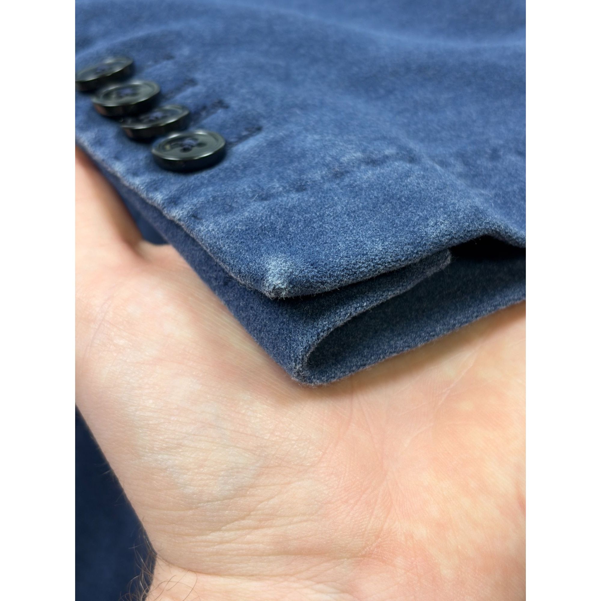 Boggi Boggi Milano Cotton Velour Garment Dyed Blazer (Y1248) Size 42R - 12 Thumbnail