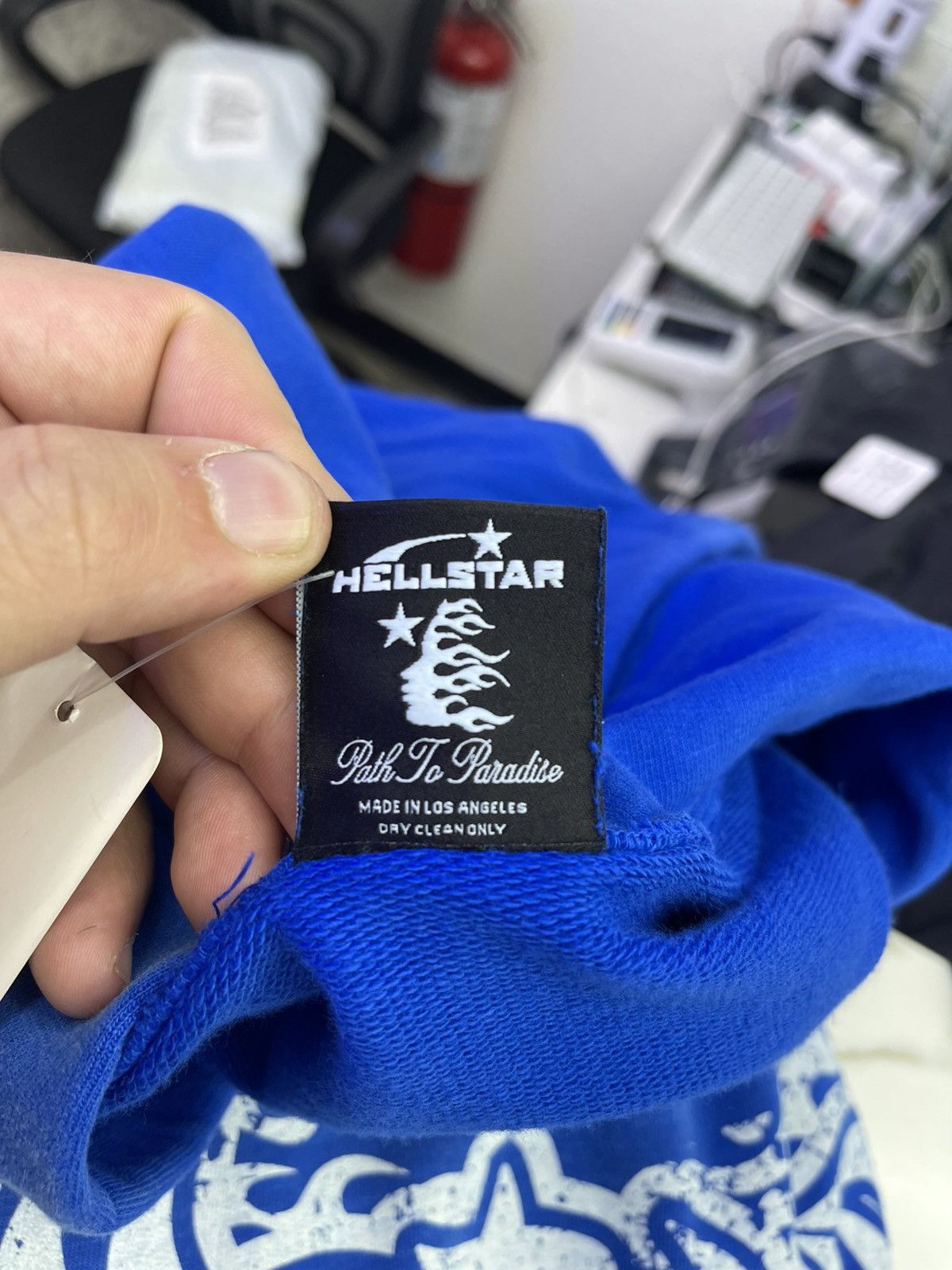 HELLSTAR Hellstar yoga hoodie blue Size US L / EU 52-54 / 3 - 4 Thumbnail