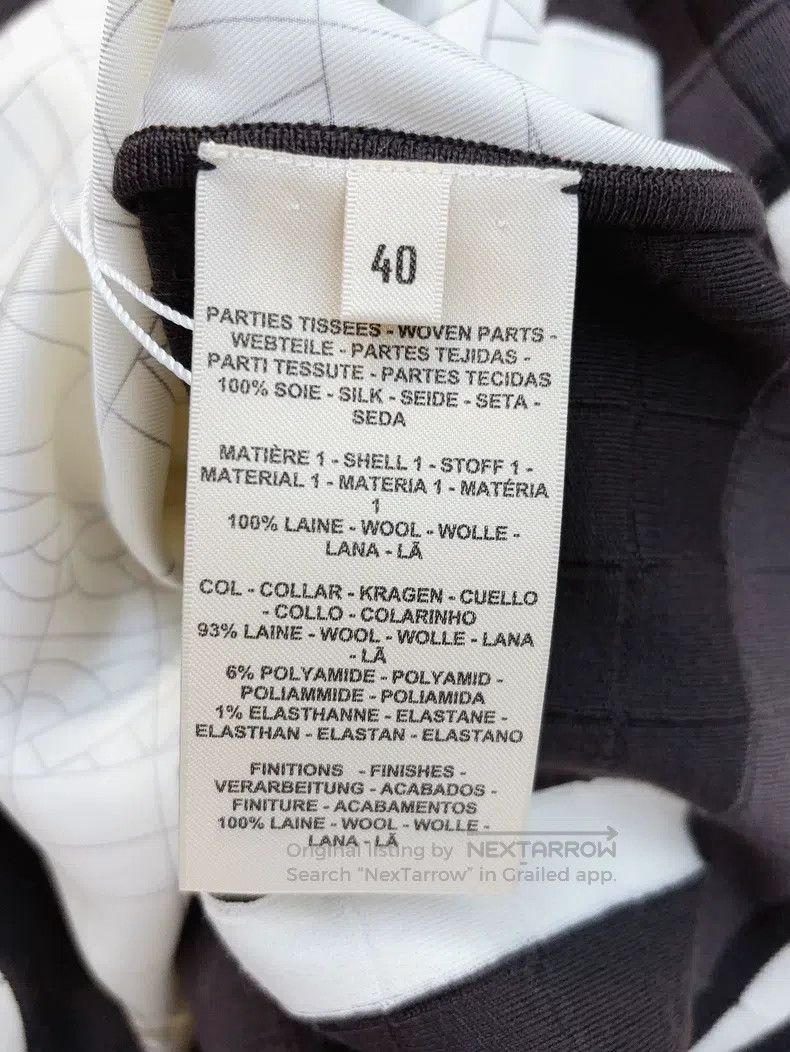 Hermes Hermes Mixed Color Wool and Silk Knit Short Sleeve Top Size XS / US 0-2 / IT 36-38 - 5 Thumbnail