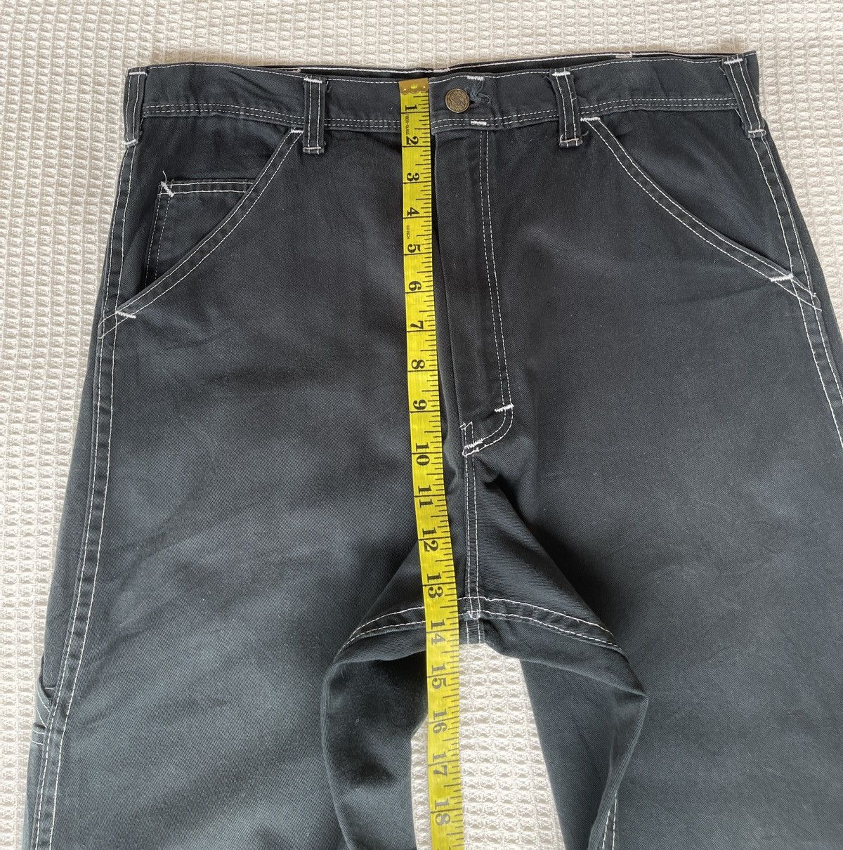 Needles Vintage💢Needles💢Carpenter Worker Black Jeans Crafted USA Size US 34 / EU 50 - 9 Thumbnail